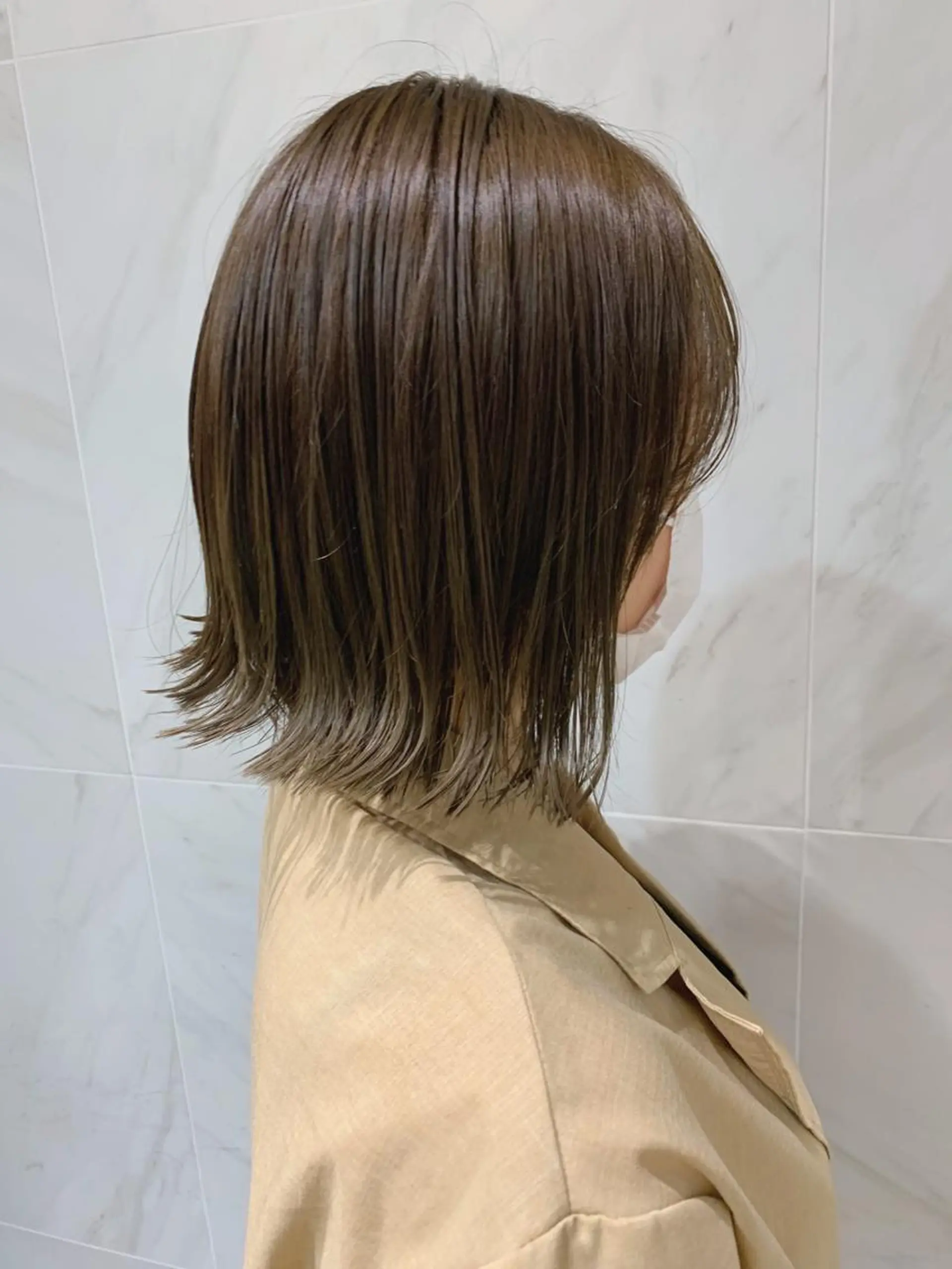 ミディアム カラー チバ タクミのヘアスタイル
