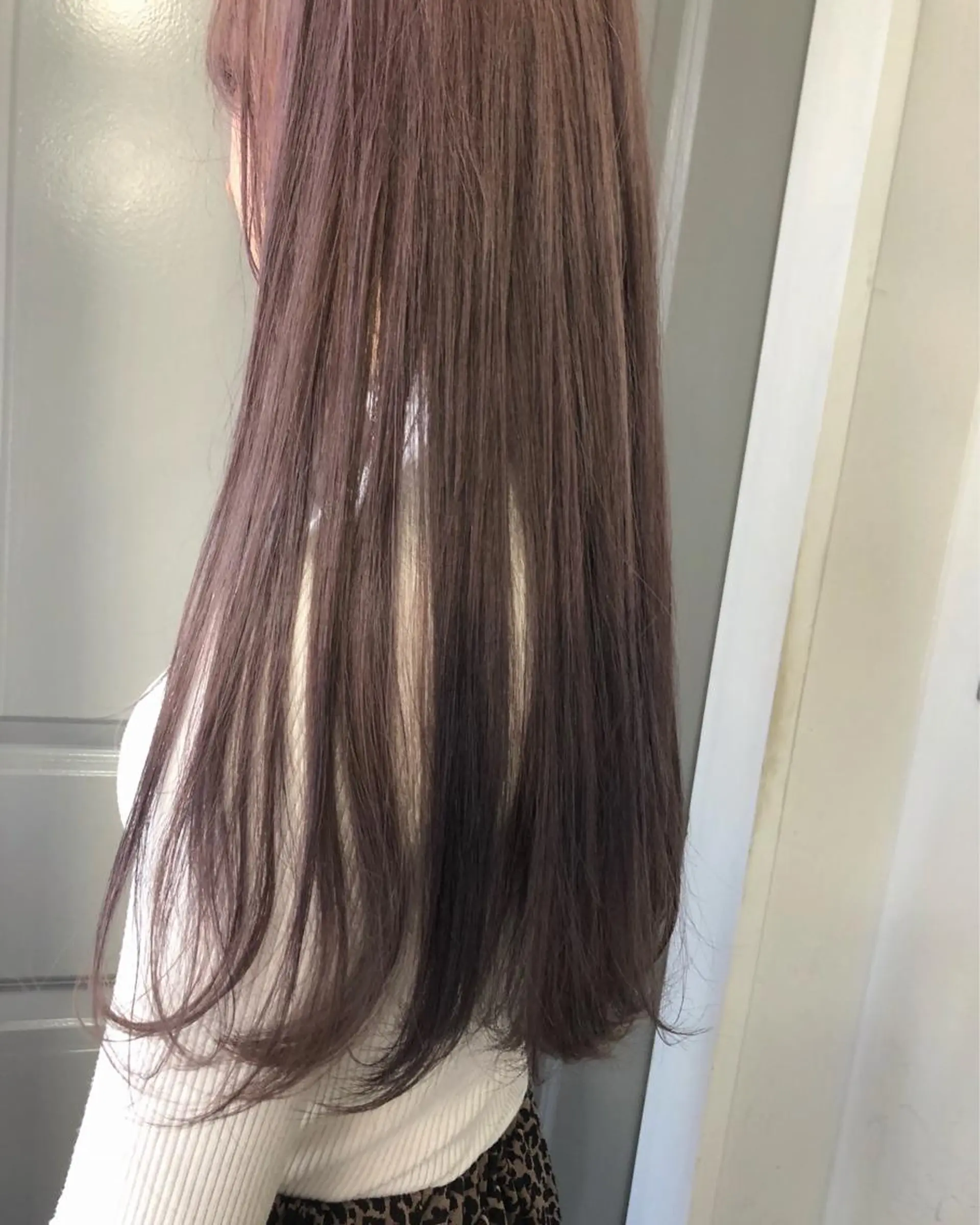 ロング カラー ブリーチ ケアブリーチ ラベンダーカラー Pia hair Design Yakuin所属・Pia ツボイ ケイタのヘアスタイル