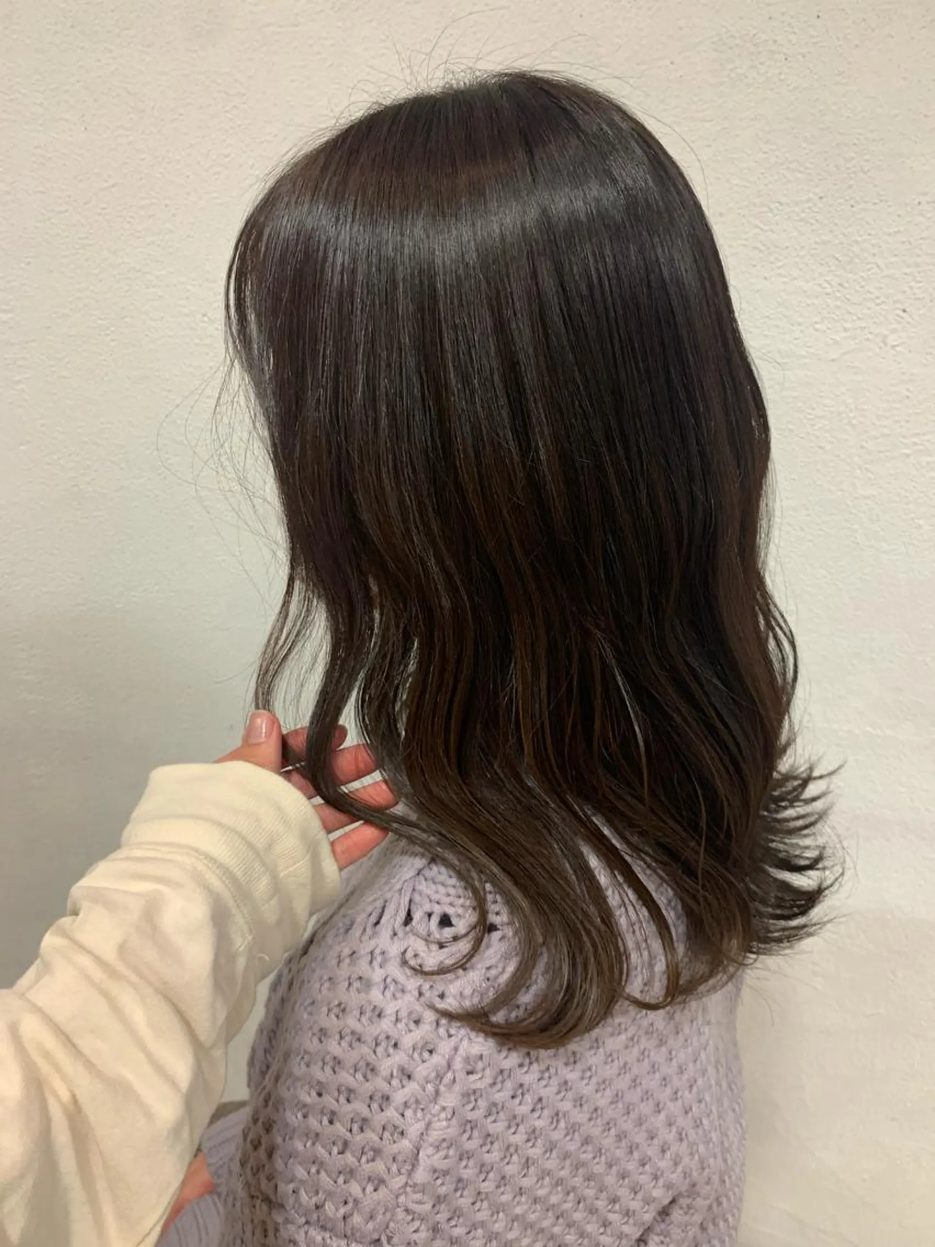セミロング カラー Home by solo所属・まつ毛パーマ🐏 NANAMIのマツエク・マツパデザイン