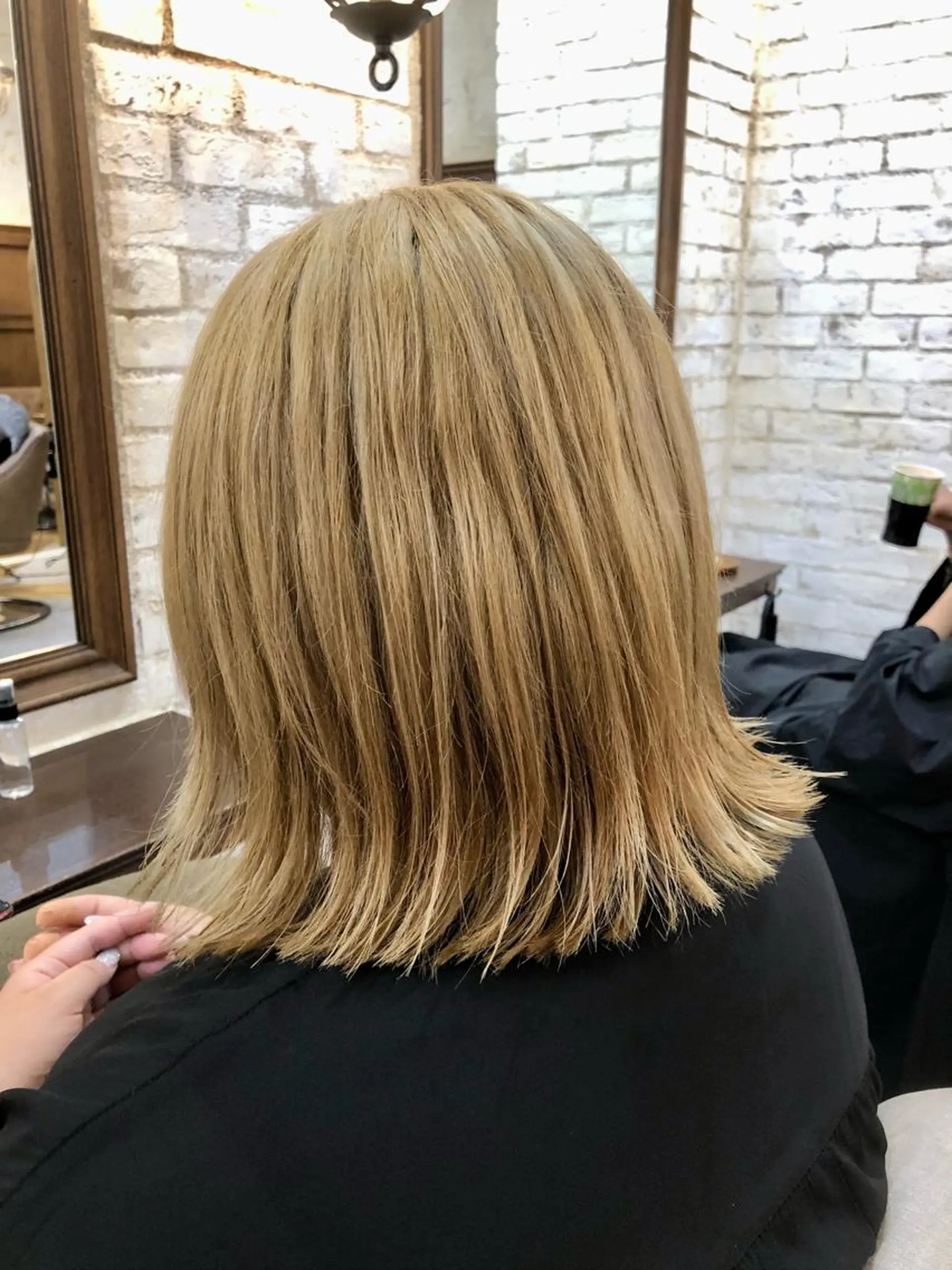 ショート 切りっぱなしボブ ボブ トリートメント セン北徒歩５分 キシタクのヘアスタイル