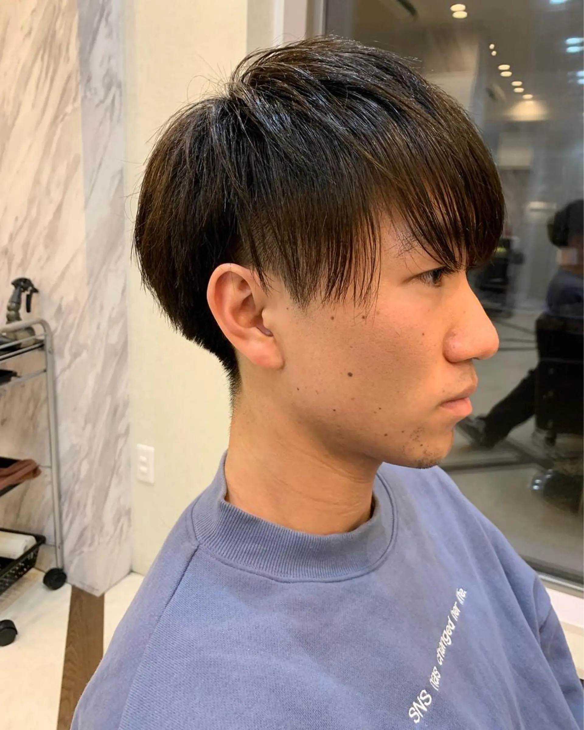 ショート メンズ マッシュ 刈り上げ REM_aokijima所属・土屋 竣奨のヘアスタイル