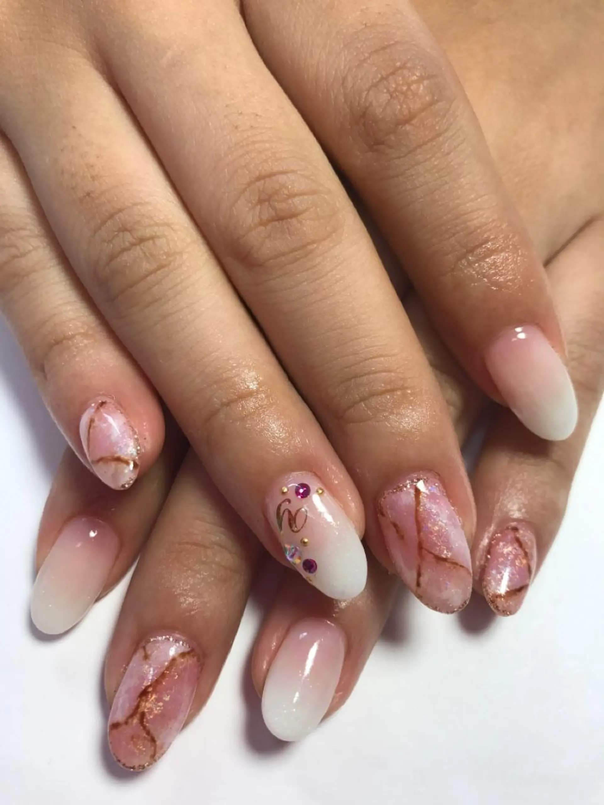 ネイル rukianail 新里のネイルデザイン