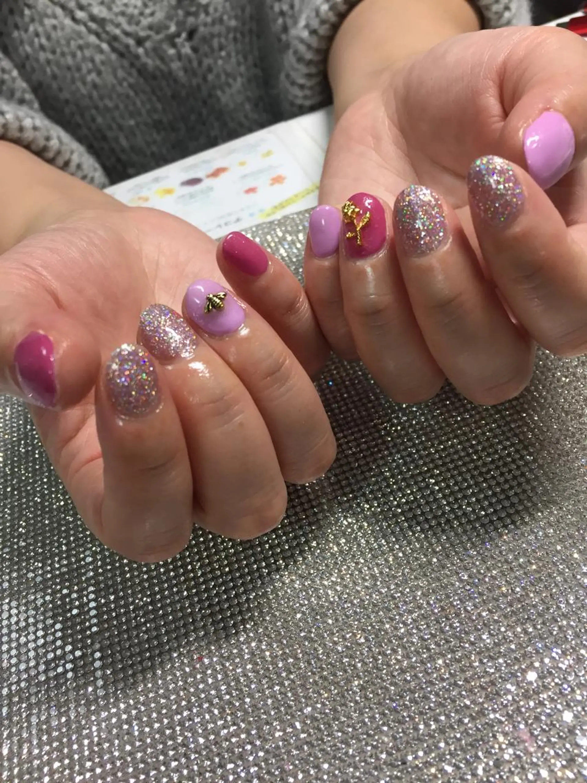 ネイル goldgleams ちなのネイルデザイン