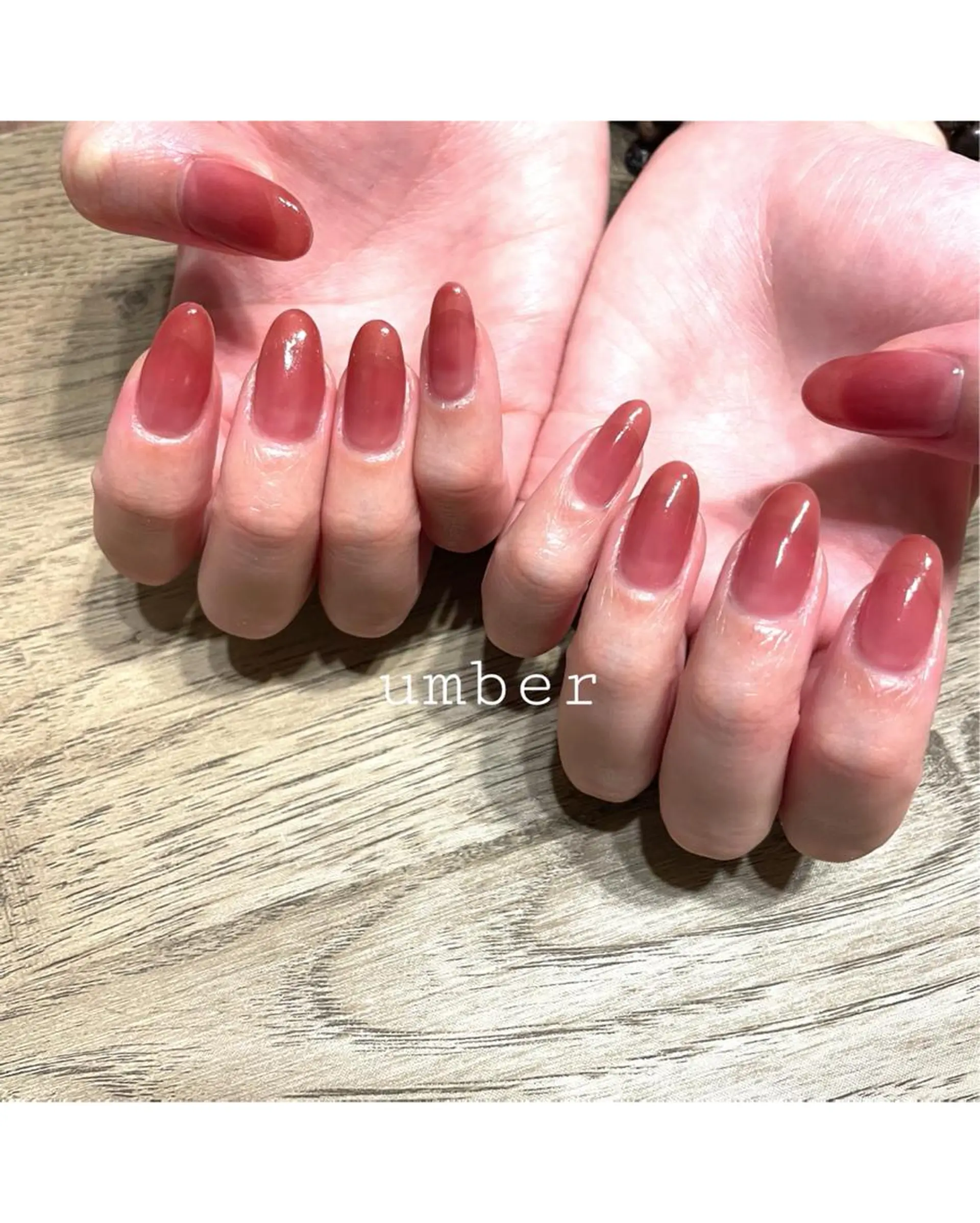 ネイル クリアネイル フラッシュネイル フットネイル フレンチネイル マグネットネイル ハンドネイル umber 三茶1分のネイルデザイン