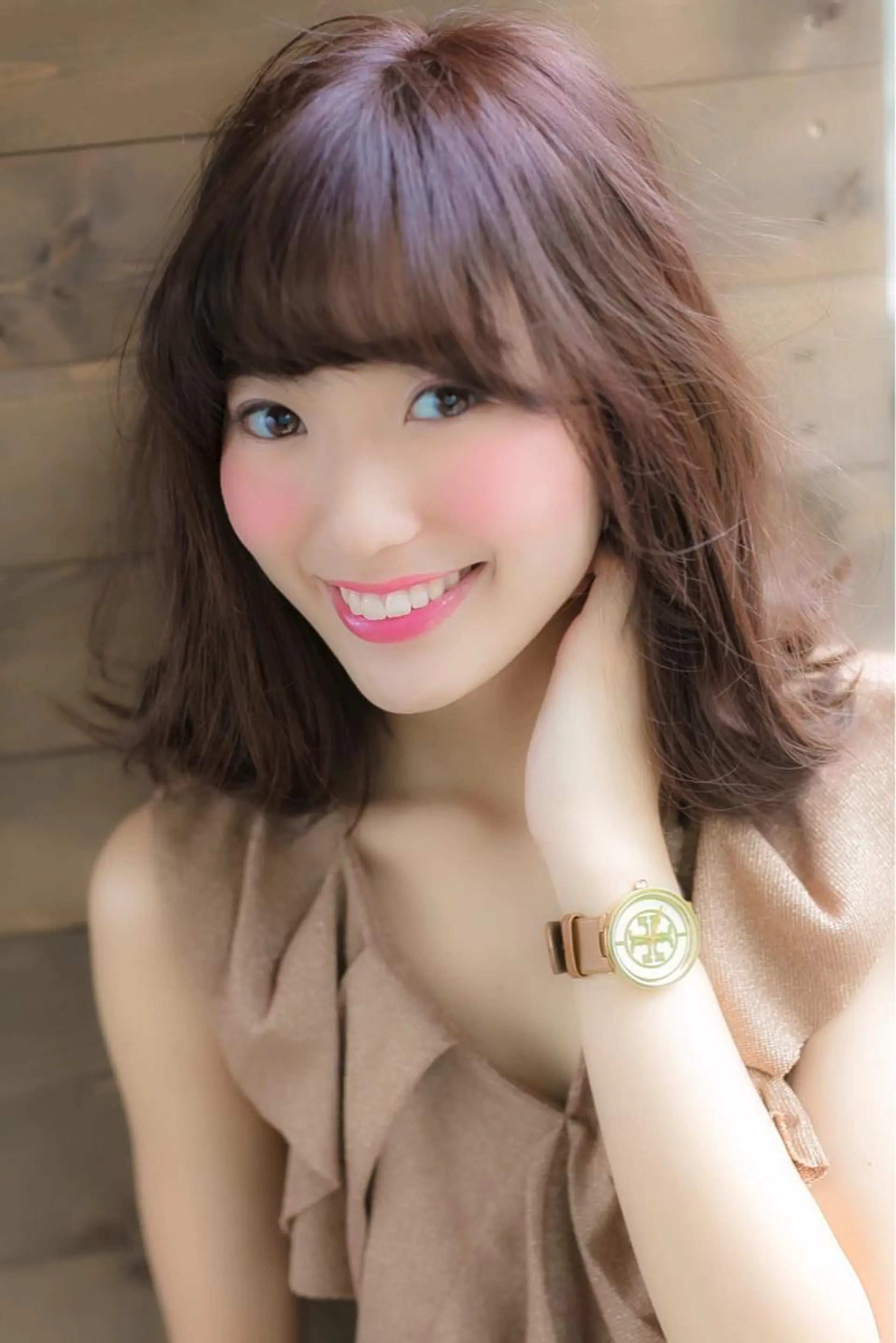 ミディアム カラー ワンレンボブ ミディアムパーマ アッシュ ベージュカラー ショコラベージュ 桜木町/西山竜一 /大人可愛い×美髪のヘアスタイル