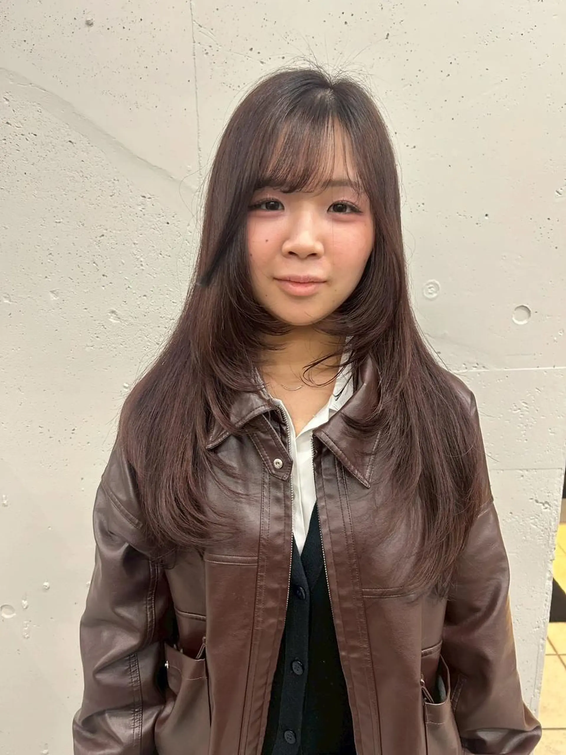 カラー セミロング ブリーチ ブラウンカラー 透明感カラー ブリーチなしカラー ピンクカラー ヘアカラー トリートメント 透明感、柔らかカラー ♡トレンドカラー♡のヘアスタイル