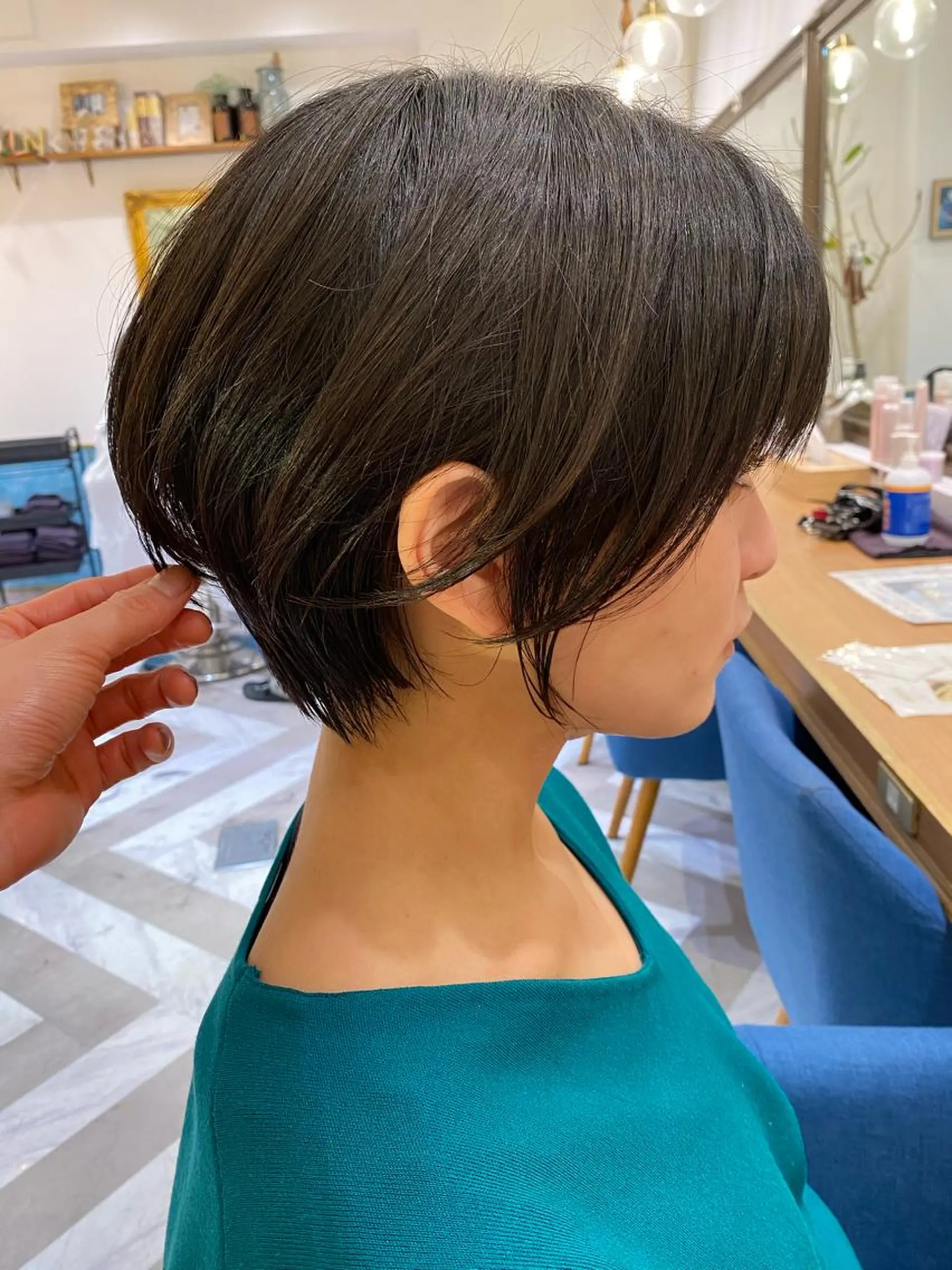 ショート レイヤーと顔まわり 大好き❣️関口拓馬のヘアスタイル