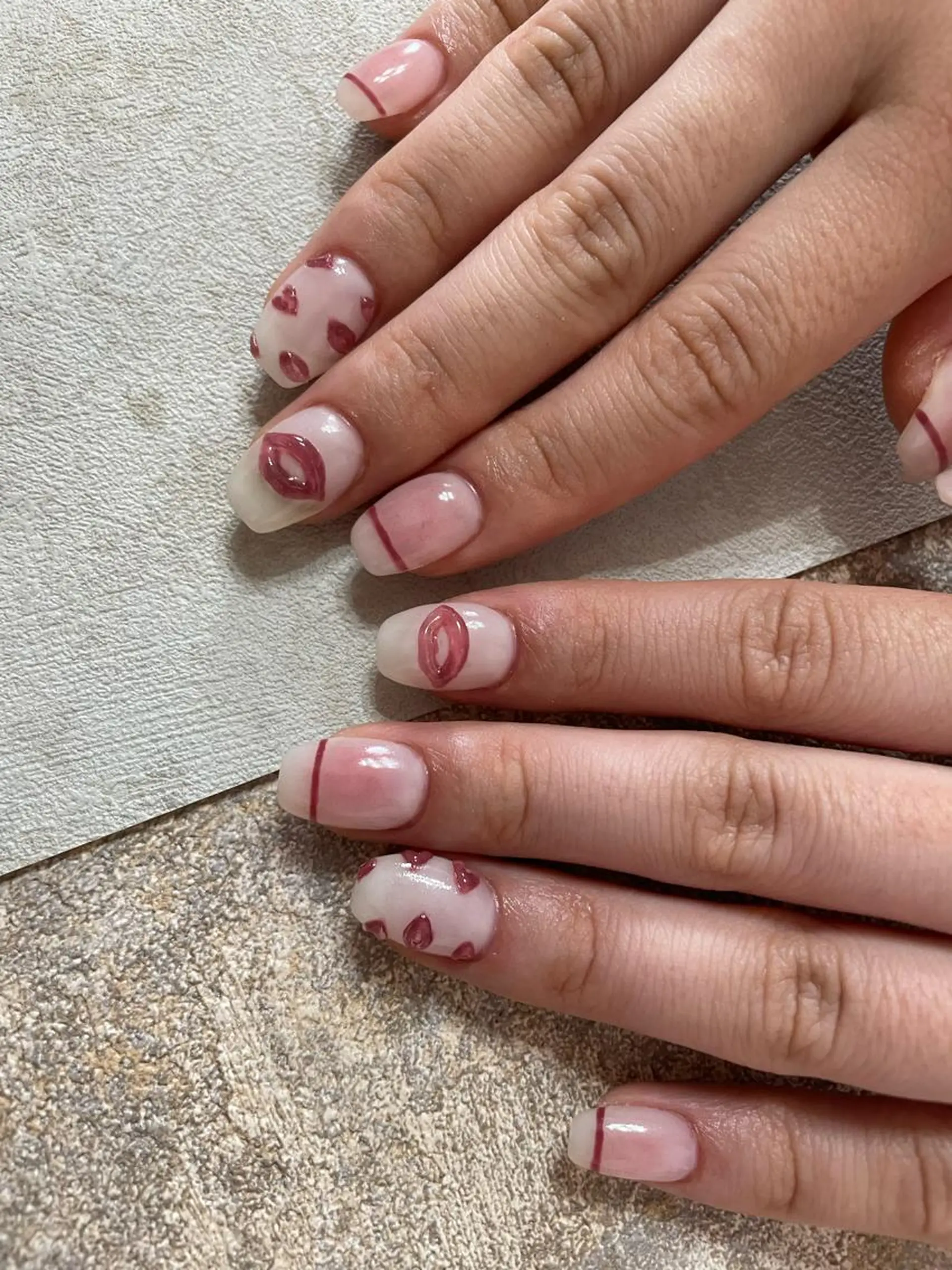 ミディアム ネイル Parfum パルファンのネイルデザイン