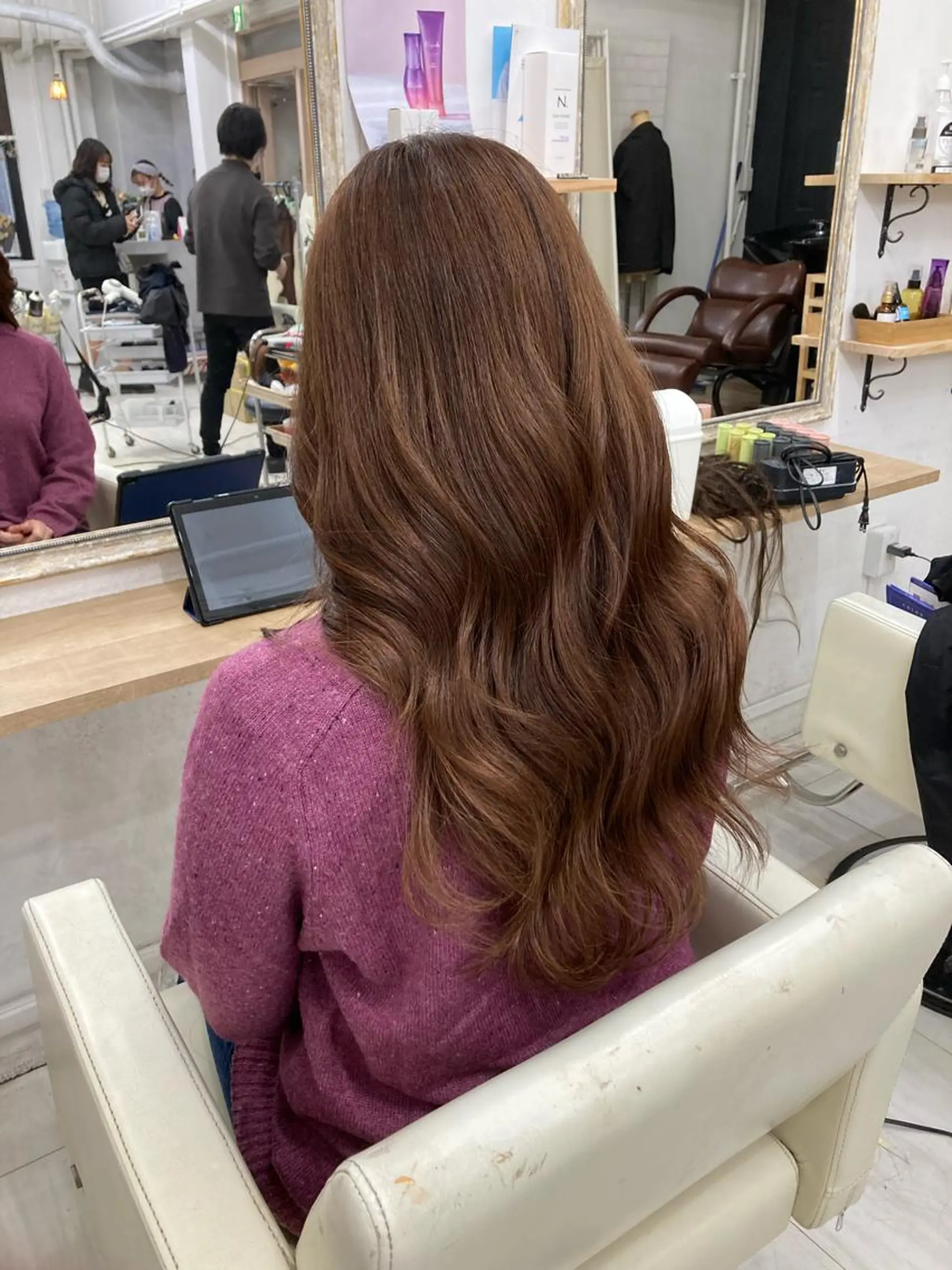 カラー オレンジ カット ヘアカラー トリートメント 宇田川 直輝のヘアスタイル