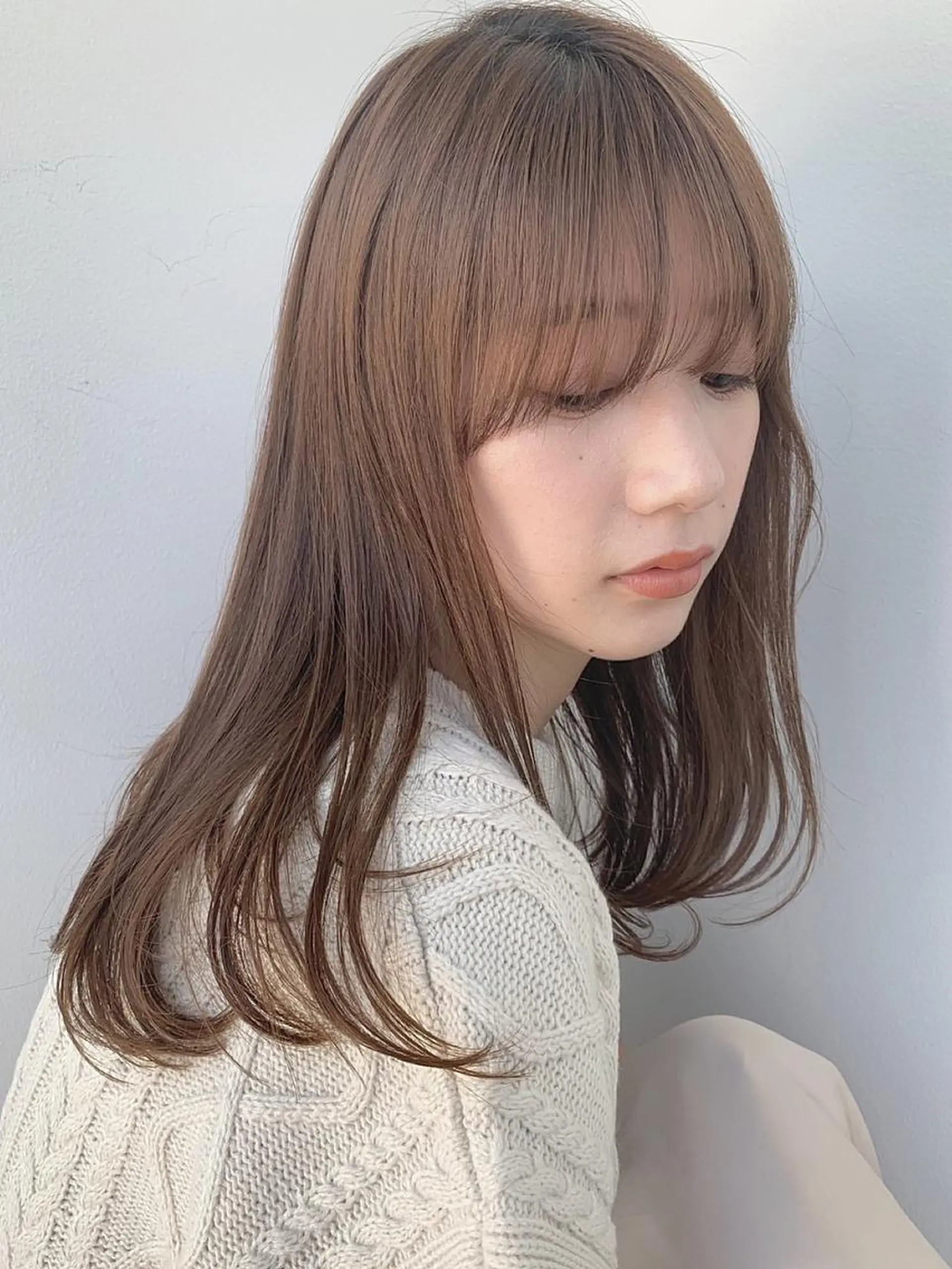 ロング カラー カット 縮毛矯正 メンズ✨パーマ 大室雄基のヘアスタイル