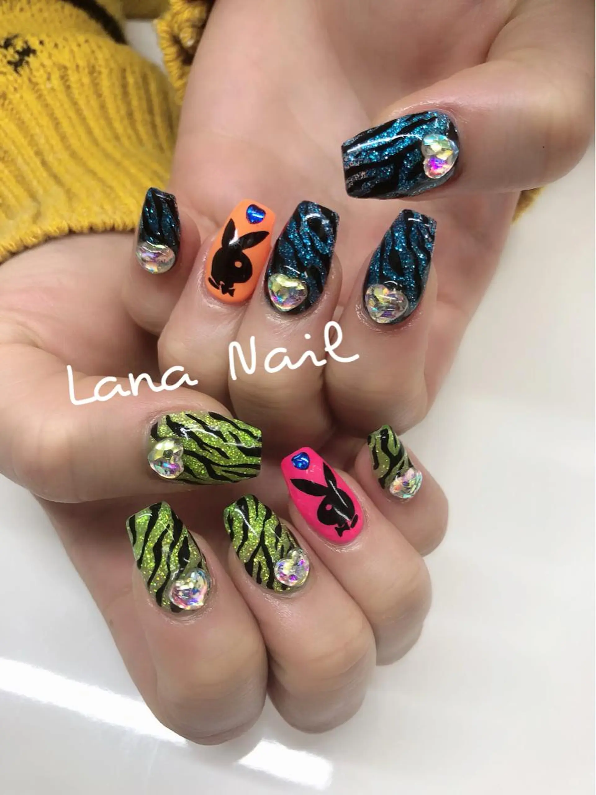 ネイル スカルプネイル Lana Nailのネイルデザイン
