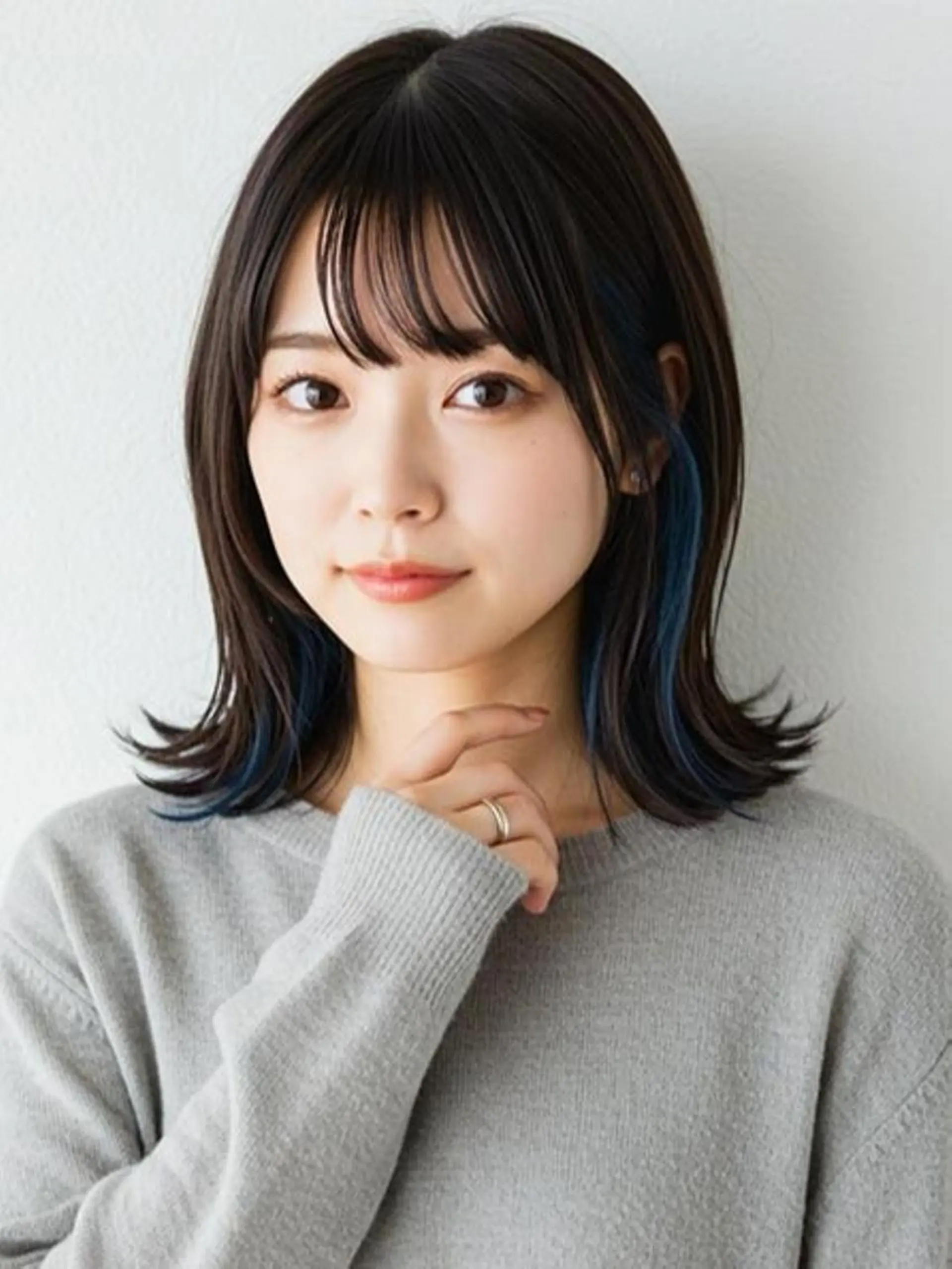 カラー バレイヤージュ ブリーチ ケアブリーチ ダブルカラー イヤリングカラー Helena みなつのヘアスタイル