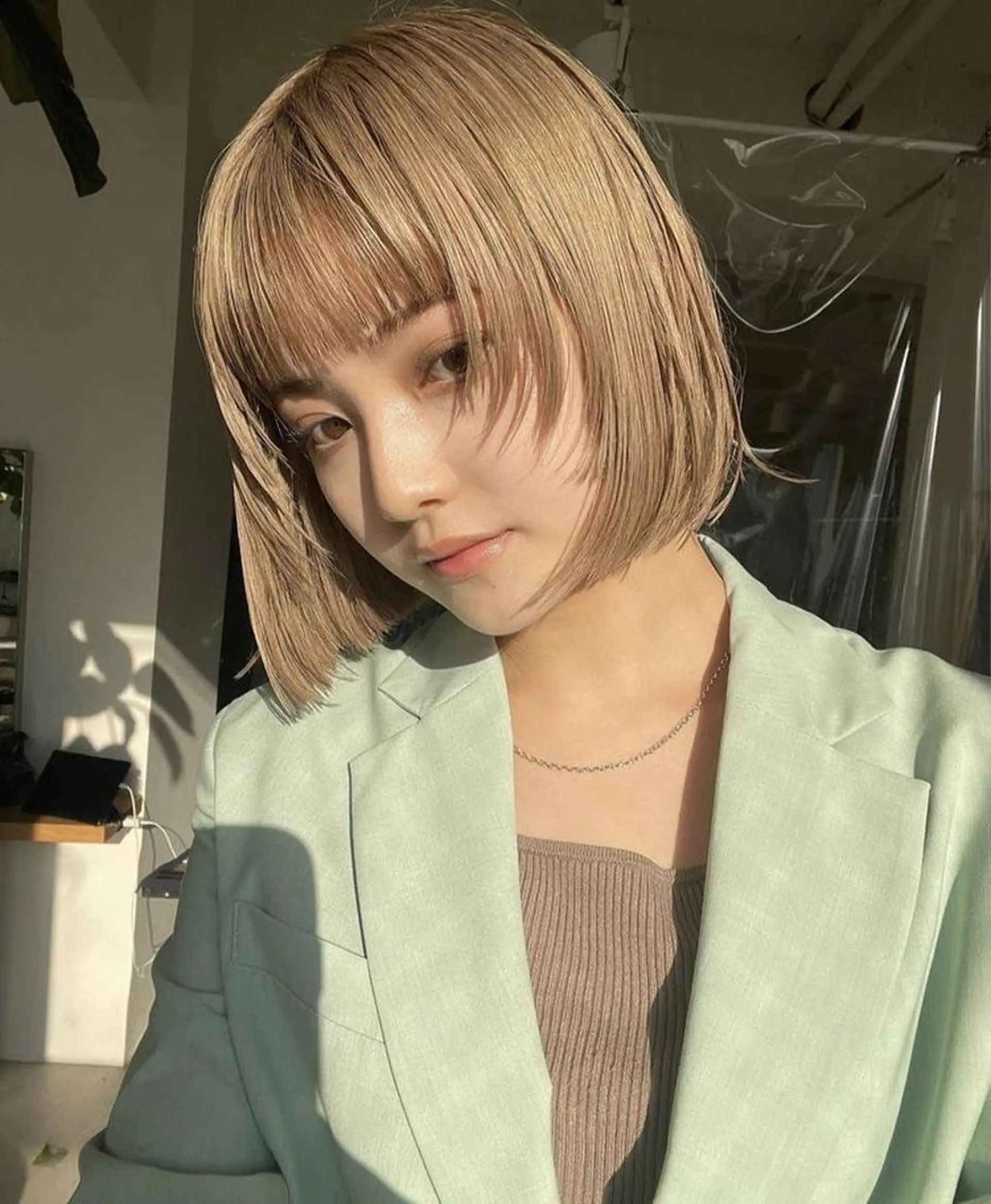 ミディアム カラー 🫧透明感カラー🫧 SHINSEIのヘアスタイル