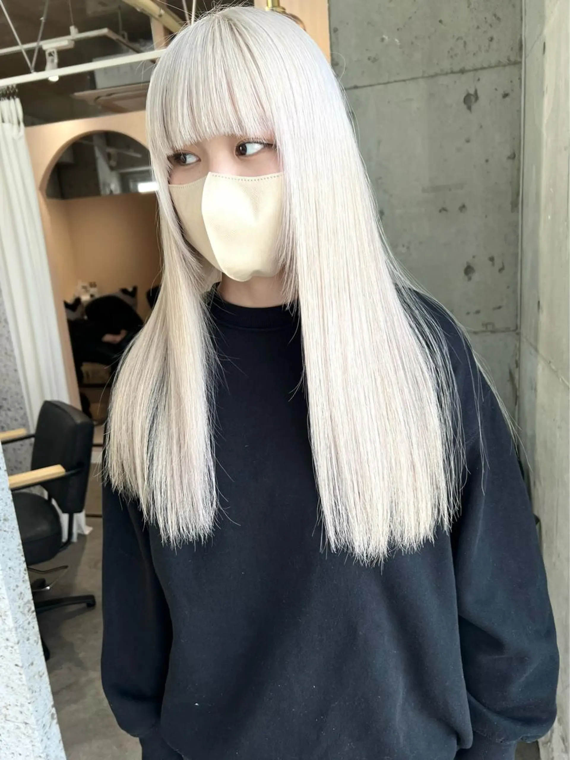 ロング カラー バレイヤージュ ブリーチ ケアブリーチ ハイライトカラー インナーカラー ヘアカラー トリートメント lani ブリーチ /ダブルカラーのヘアスタイル