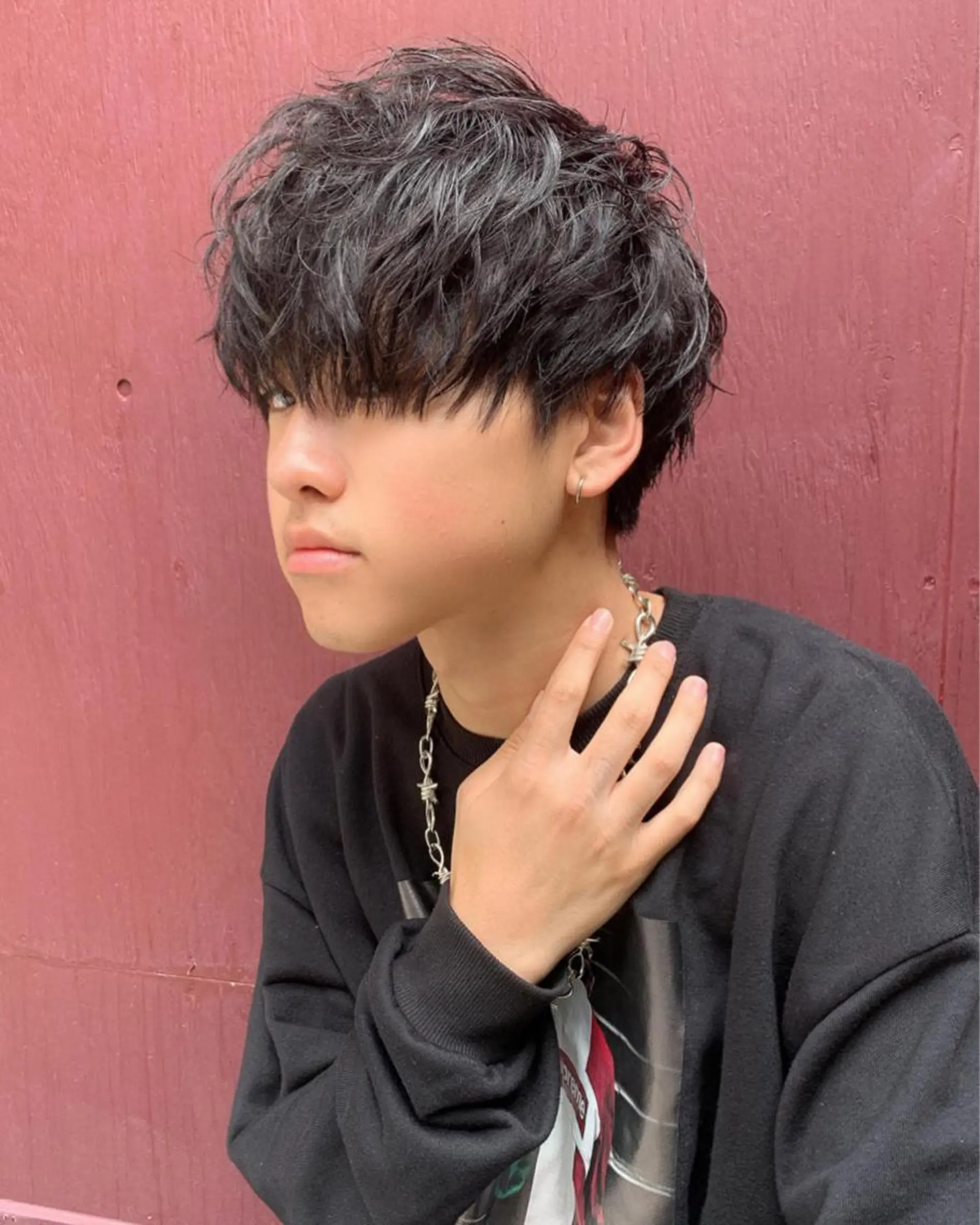 ショート カラー パーマ メンズ メンズ特化👨 細谷碧海のヘアスタイル