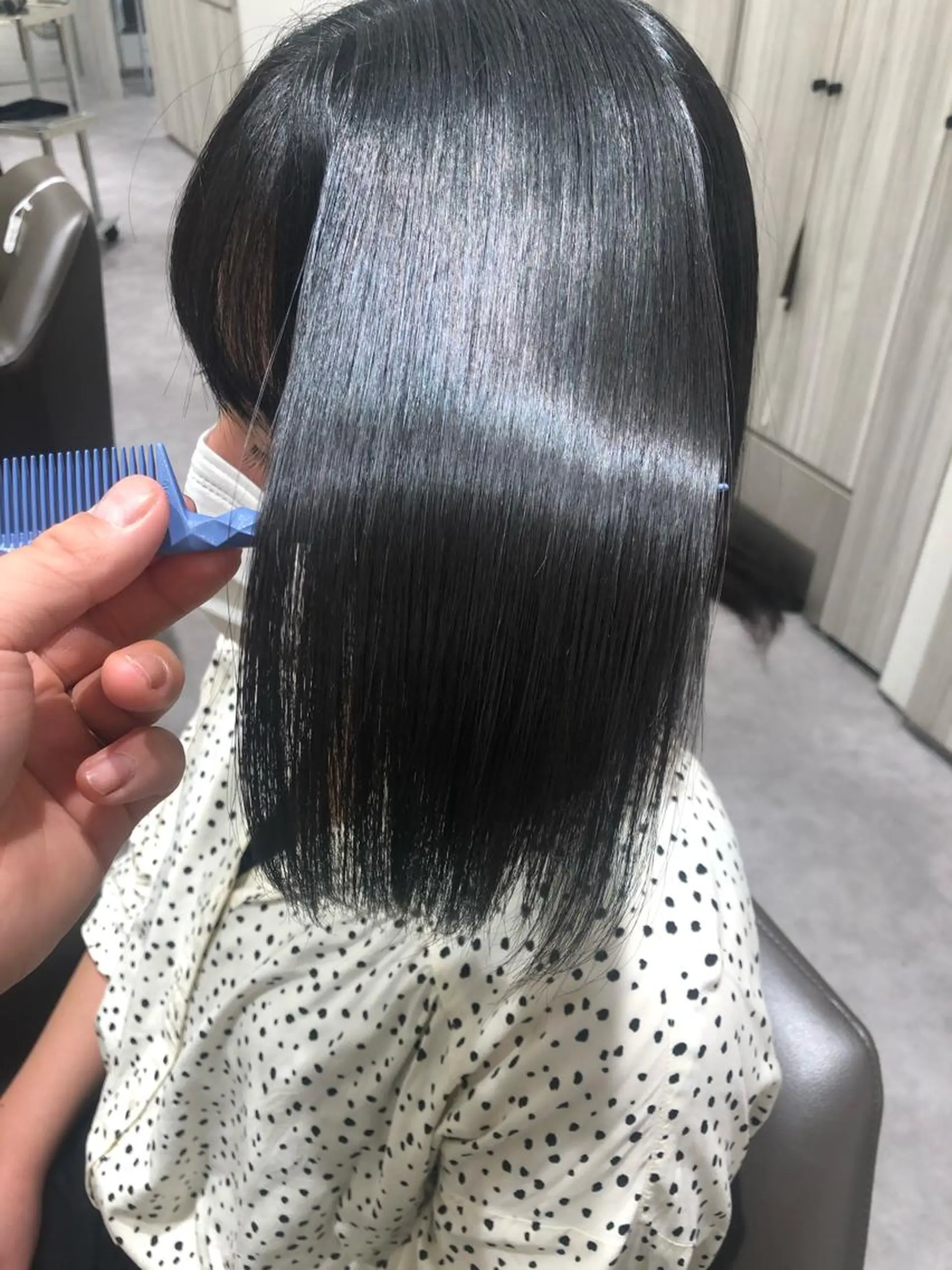 ロング カラー ムトウセイマ/ 縮毛矯正/ブリーチのヘアスタイル