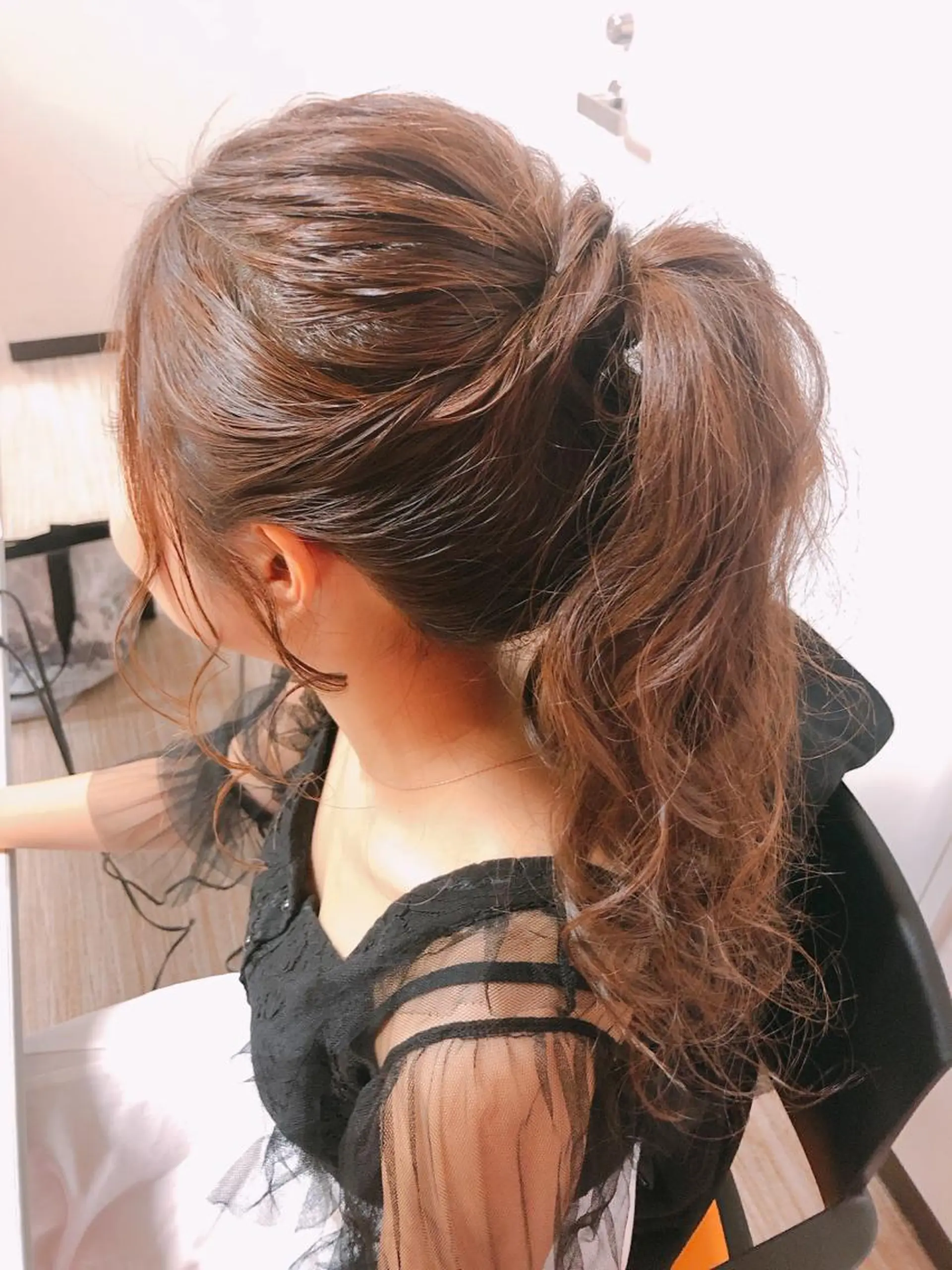 ロング ヘアセット 鹿取 三紗子のヘアスタイル