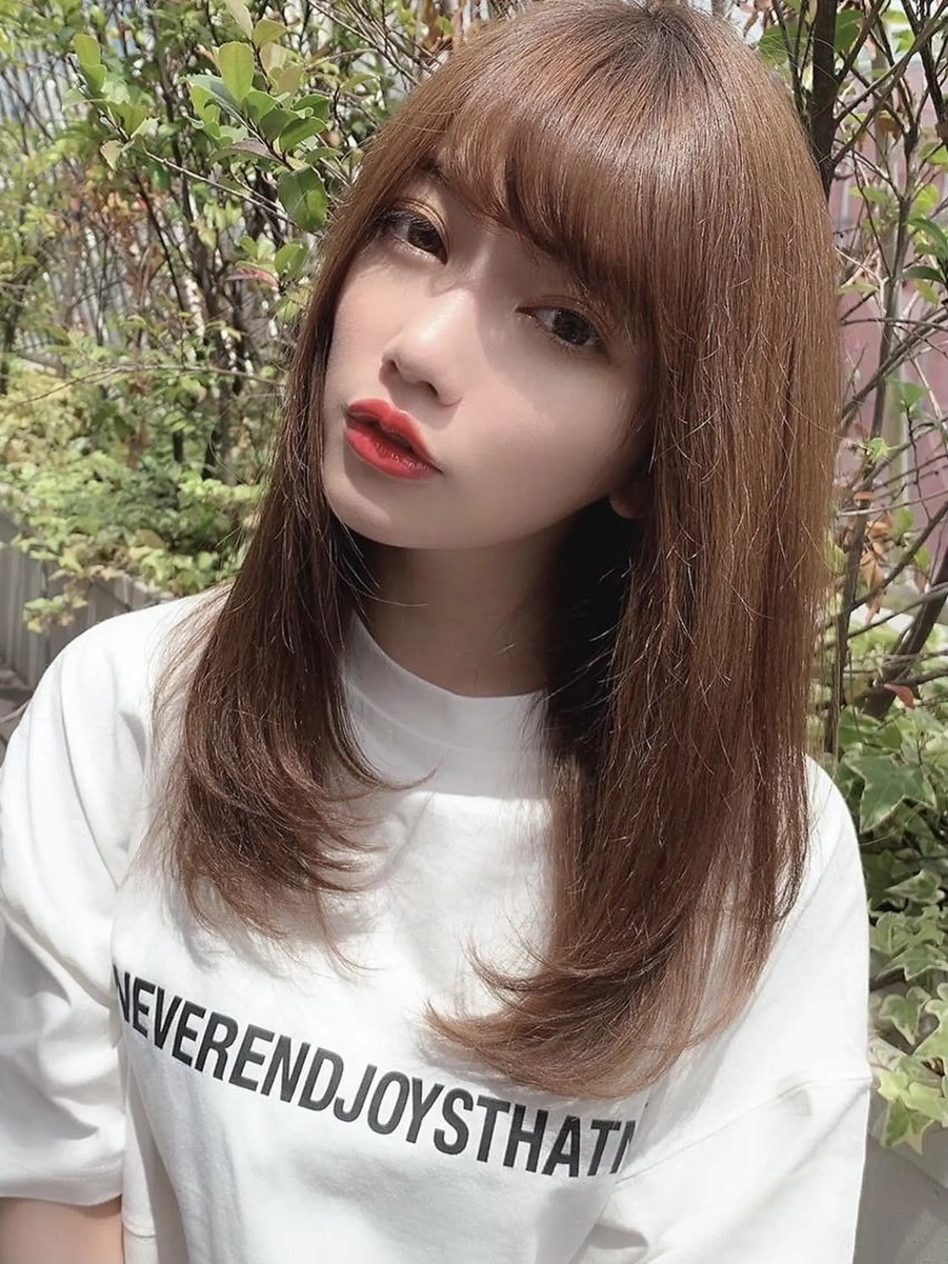 セミロング Beige＋Rr salon EBISU所属・艶感透明感カラー 🫧たけ🫧のヘアスタイル