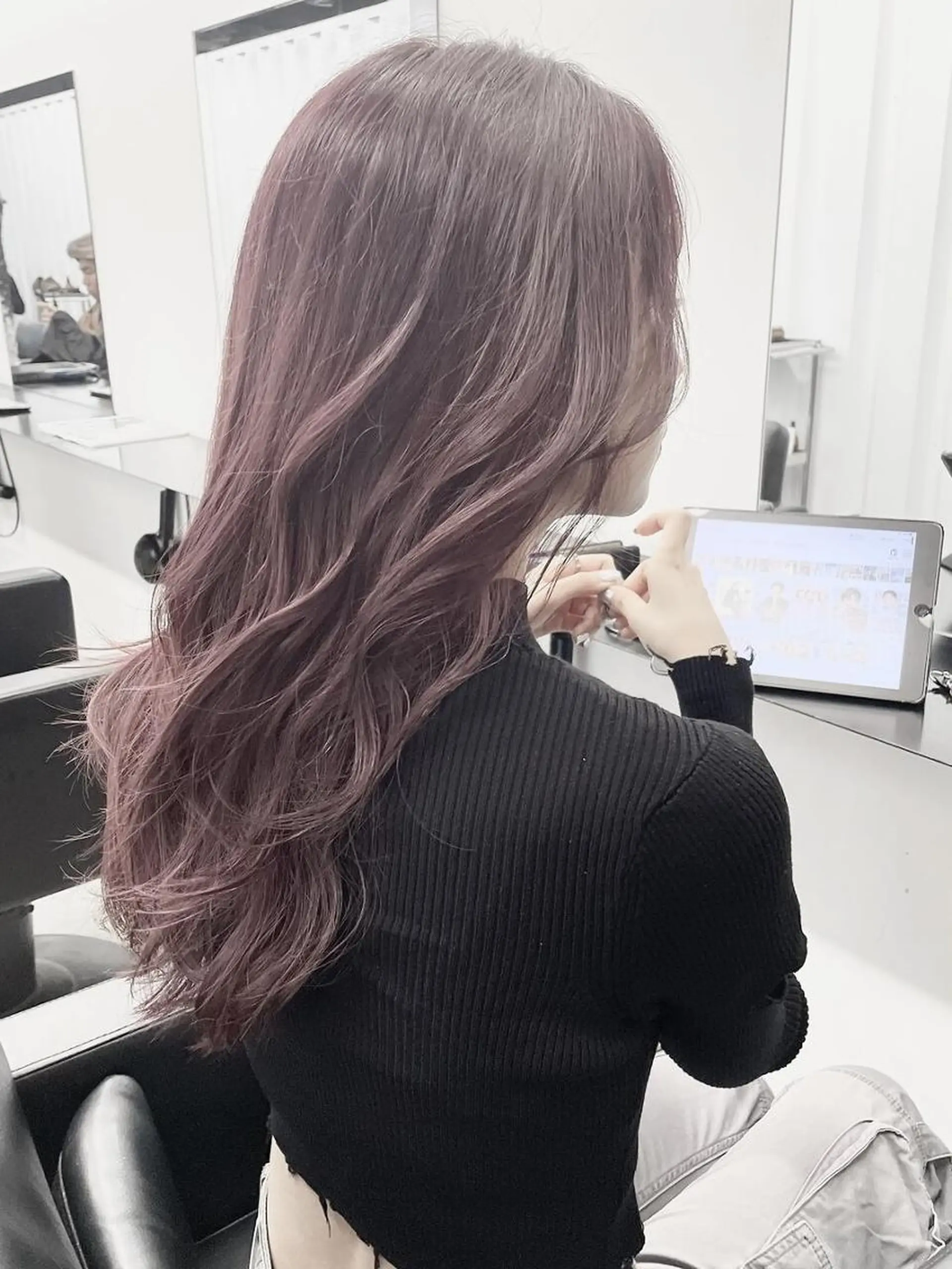 ロング ヘアカラー トリートメント ダブルカラー/ -KOKO-本八幡のヘアスタイル