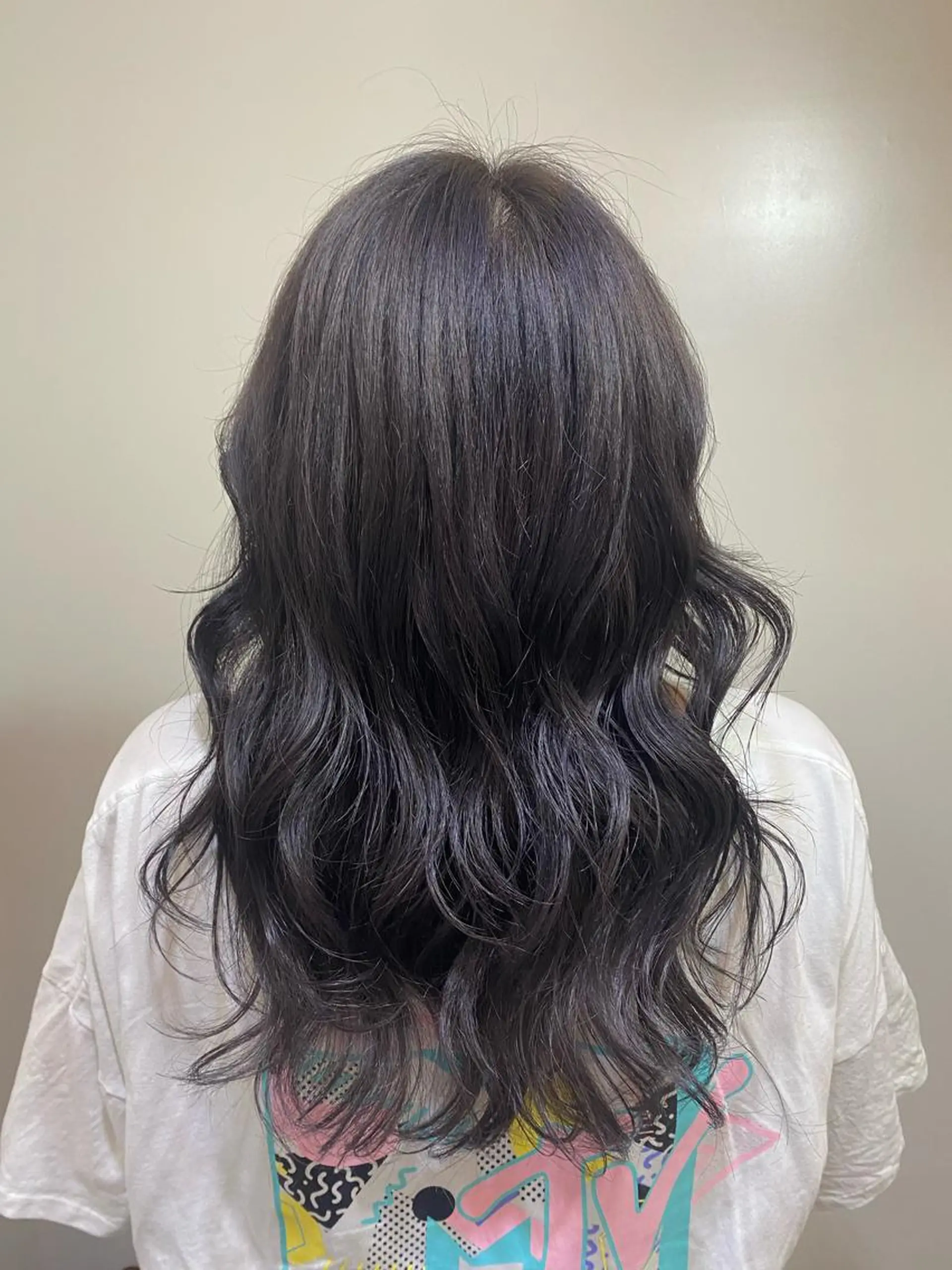 ロング カラー ブリーチ毛対応酸性 ストレート🌈サキのヘアスタイル