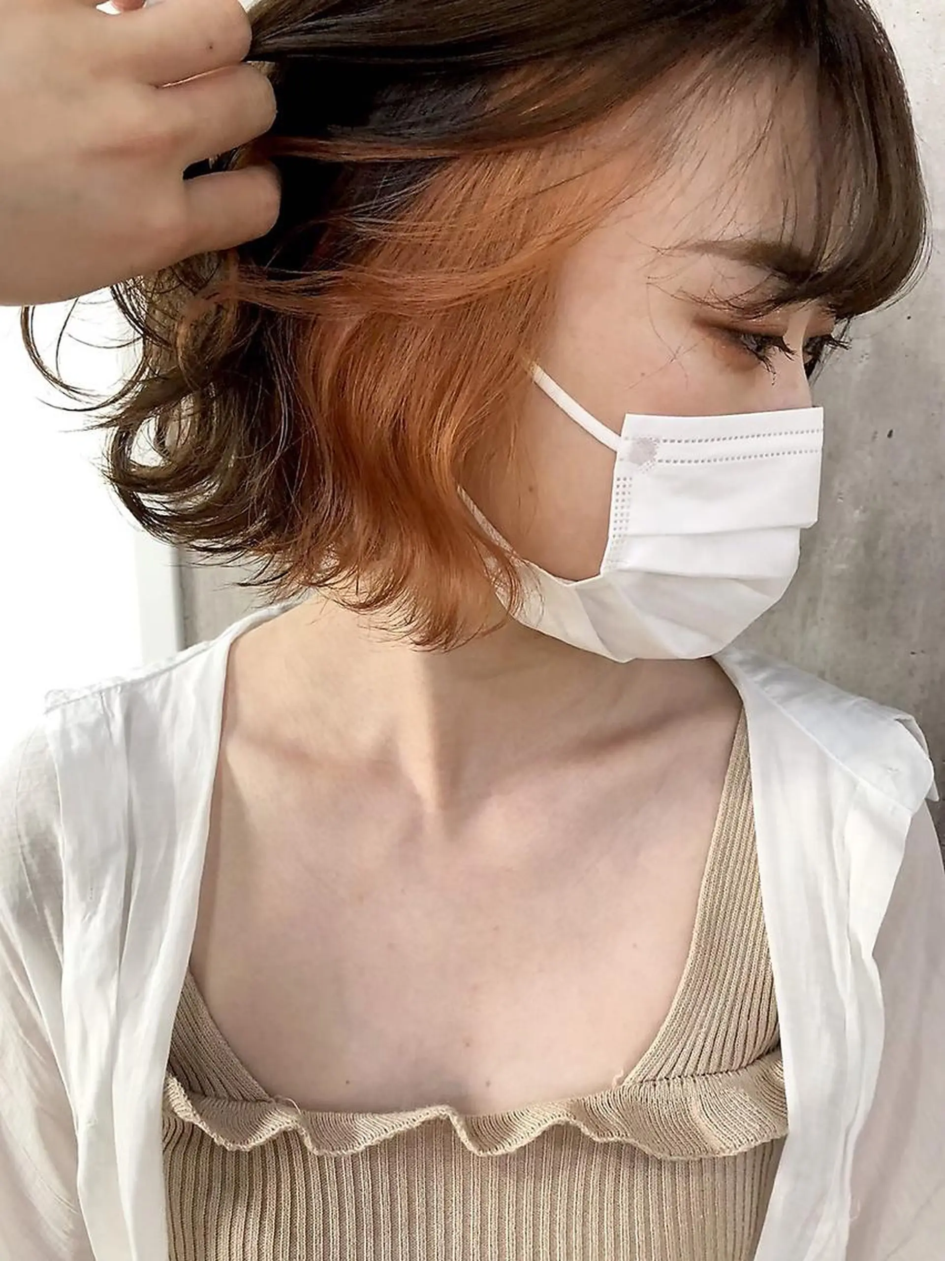 ミディアム Trip 大名🌟 ブリーチ/髪質改善のヘアスタイル