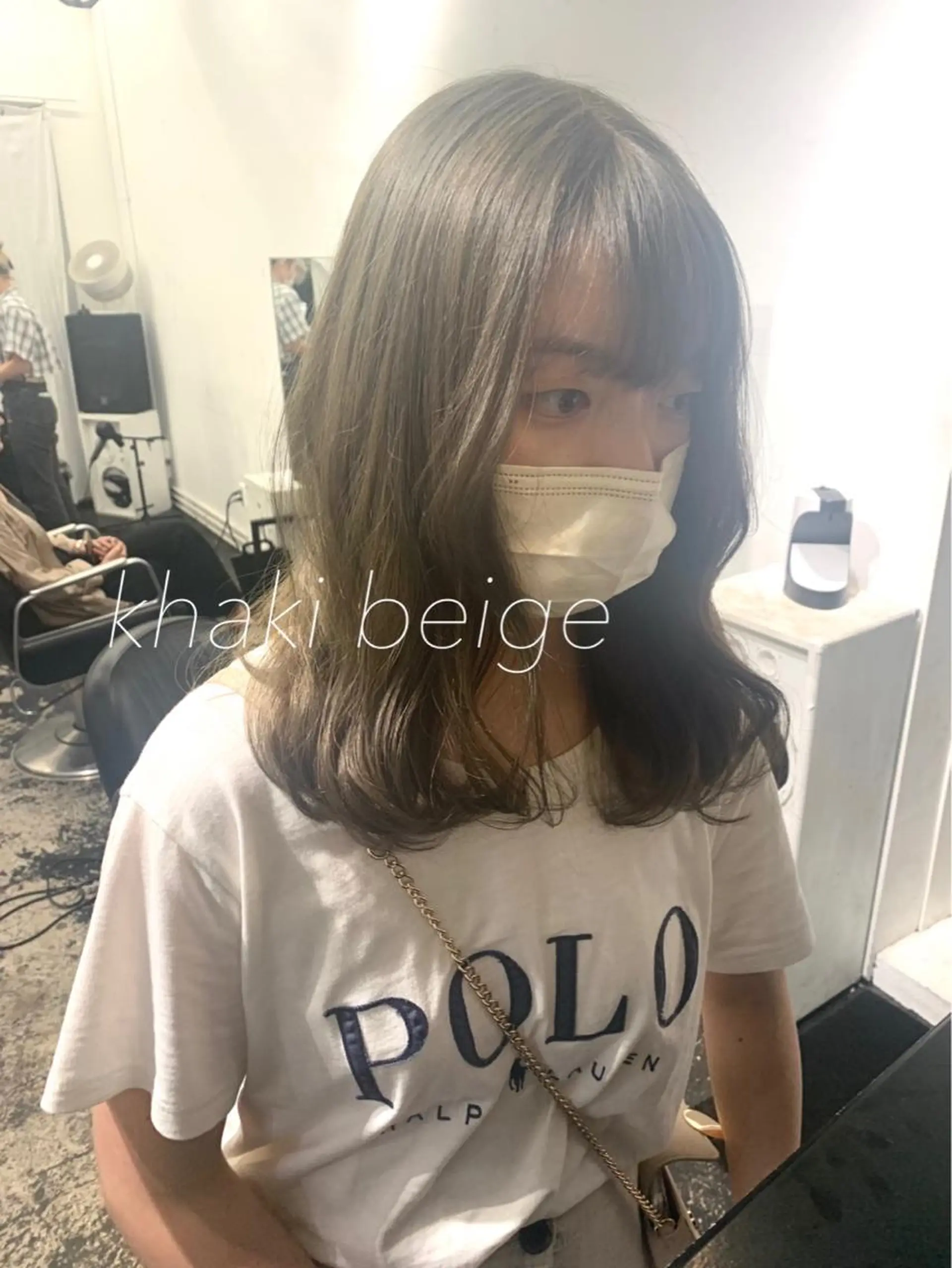 セミロング カラー ベージュカラー ブリーチ 透明感カラー ヘアカラー トリートメント レイヤーカット/艶髪 ✨💭KIRARIのヘアスタイル