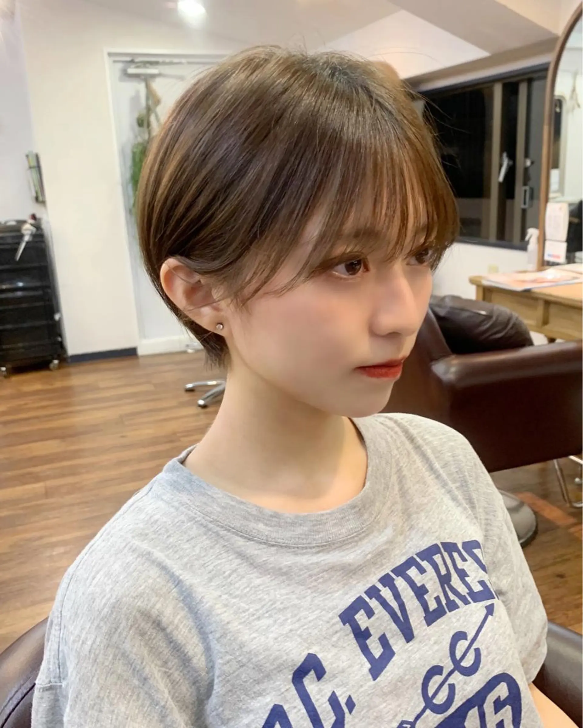 ショート 縮毛矯正/ショート/ レイヤー/畑中正敏のヘアスタイル
