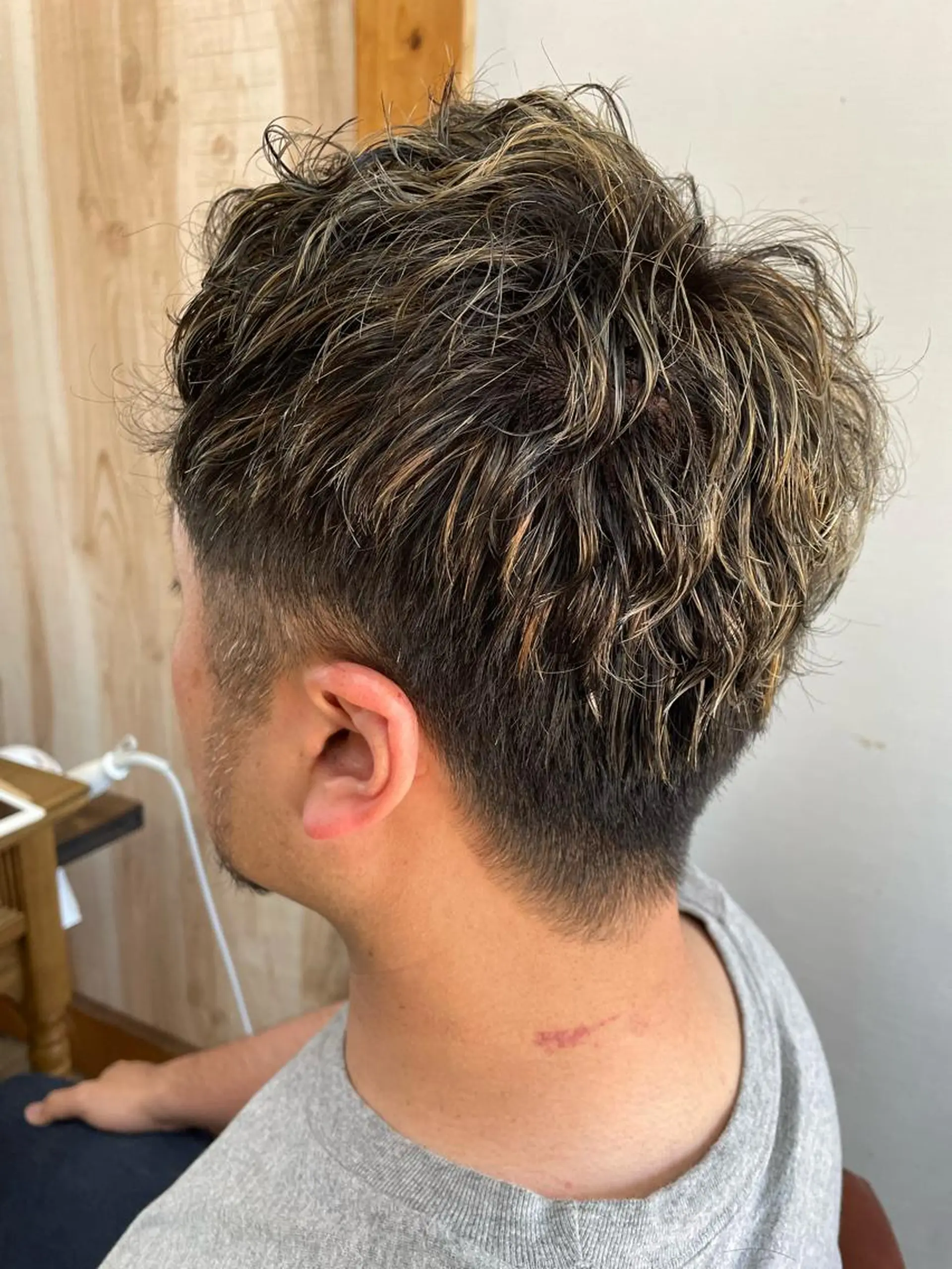 パーマ メンズ カット パーマ 佐藤 芽依のヘアスタイル