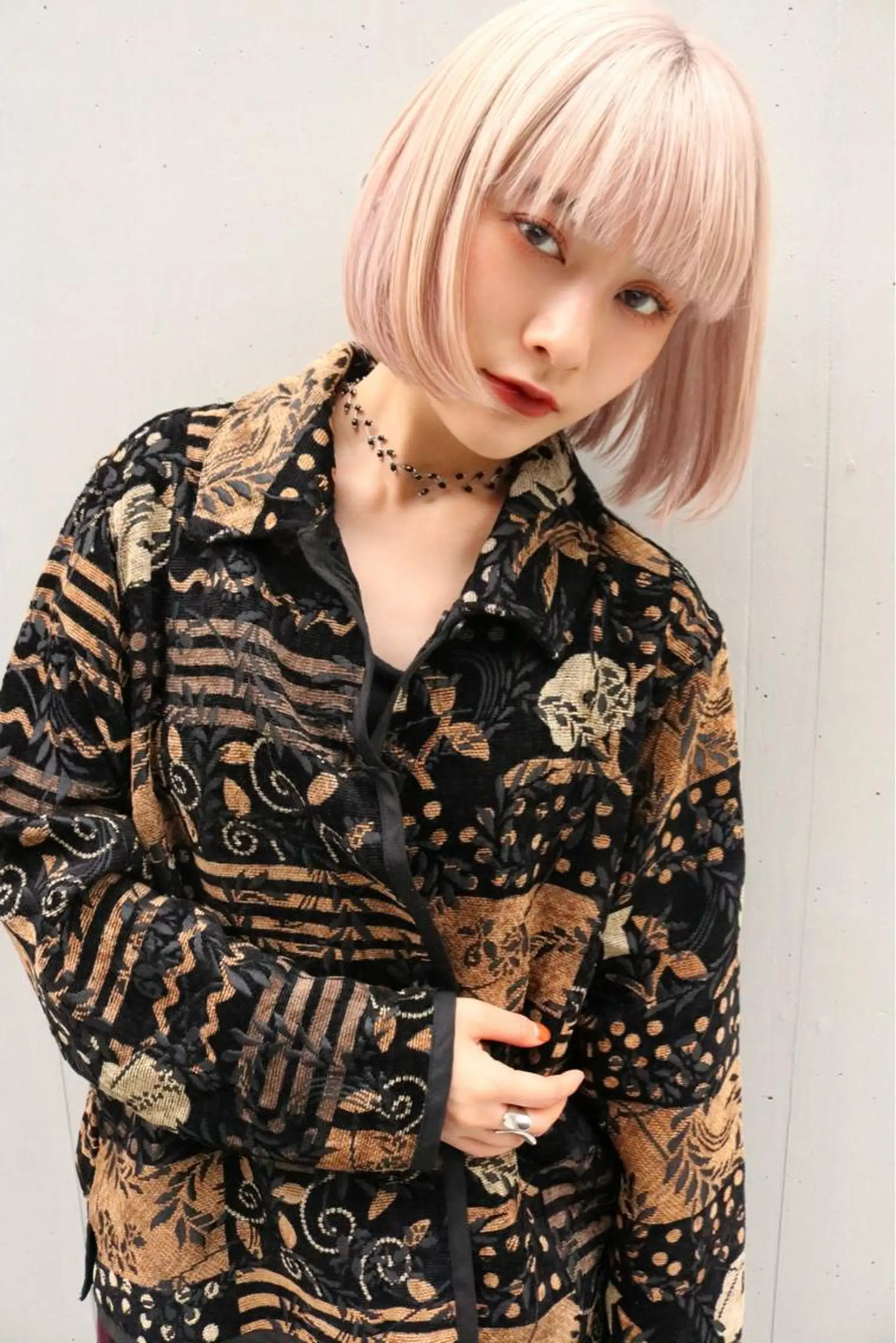 ミディアム カラー カット ヘアカラー トリートメント 似合わせカラーパーマ 🌿kitin米川のヘアスタイル