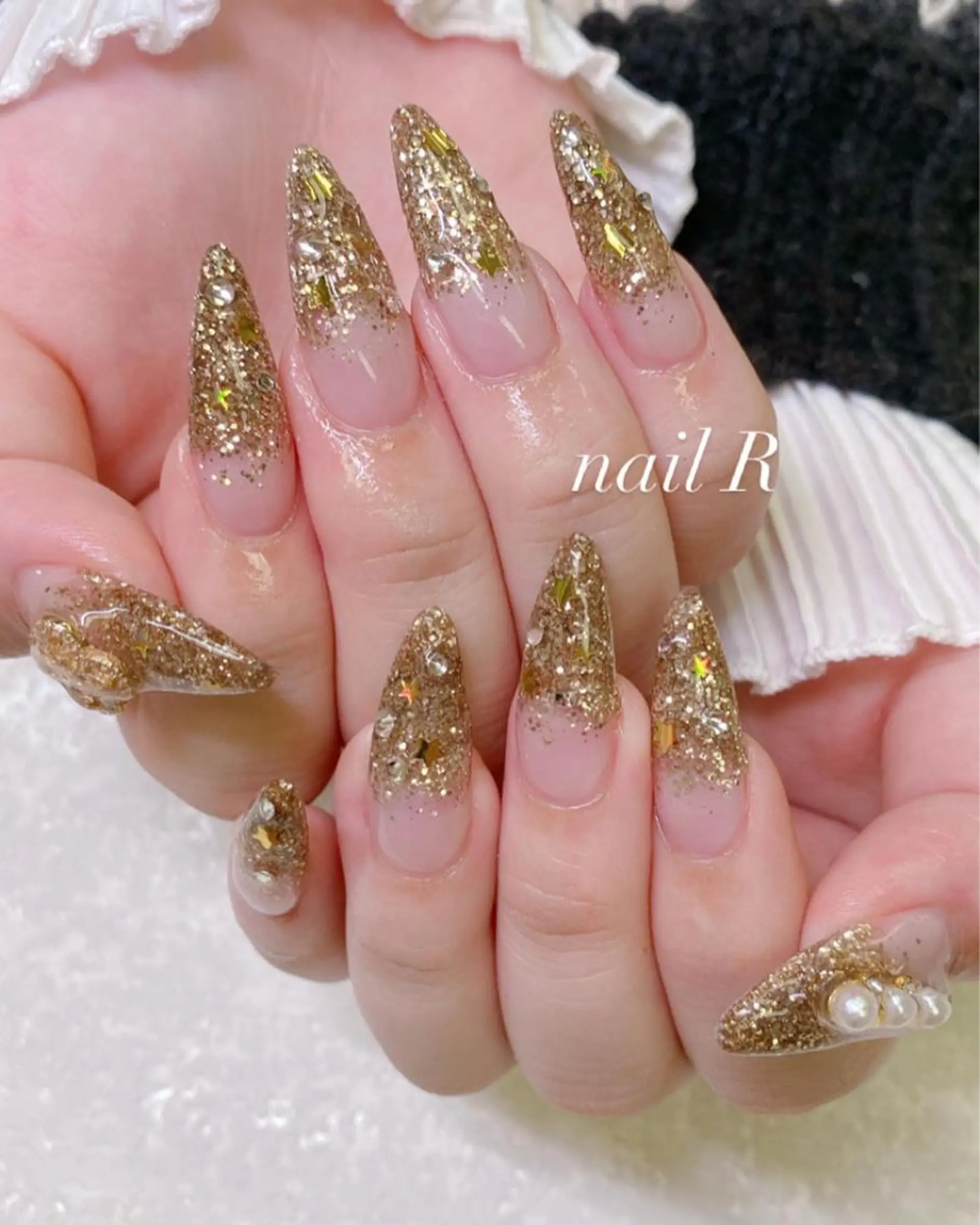 ロング JNA認定講師🌸 RIEのネイルデザイン