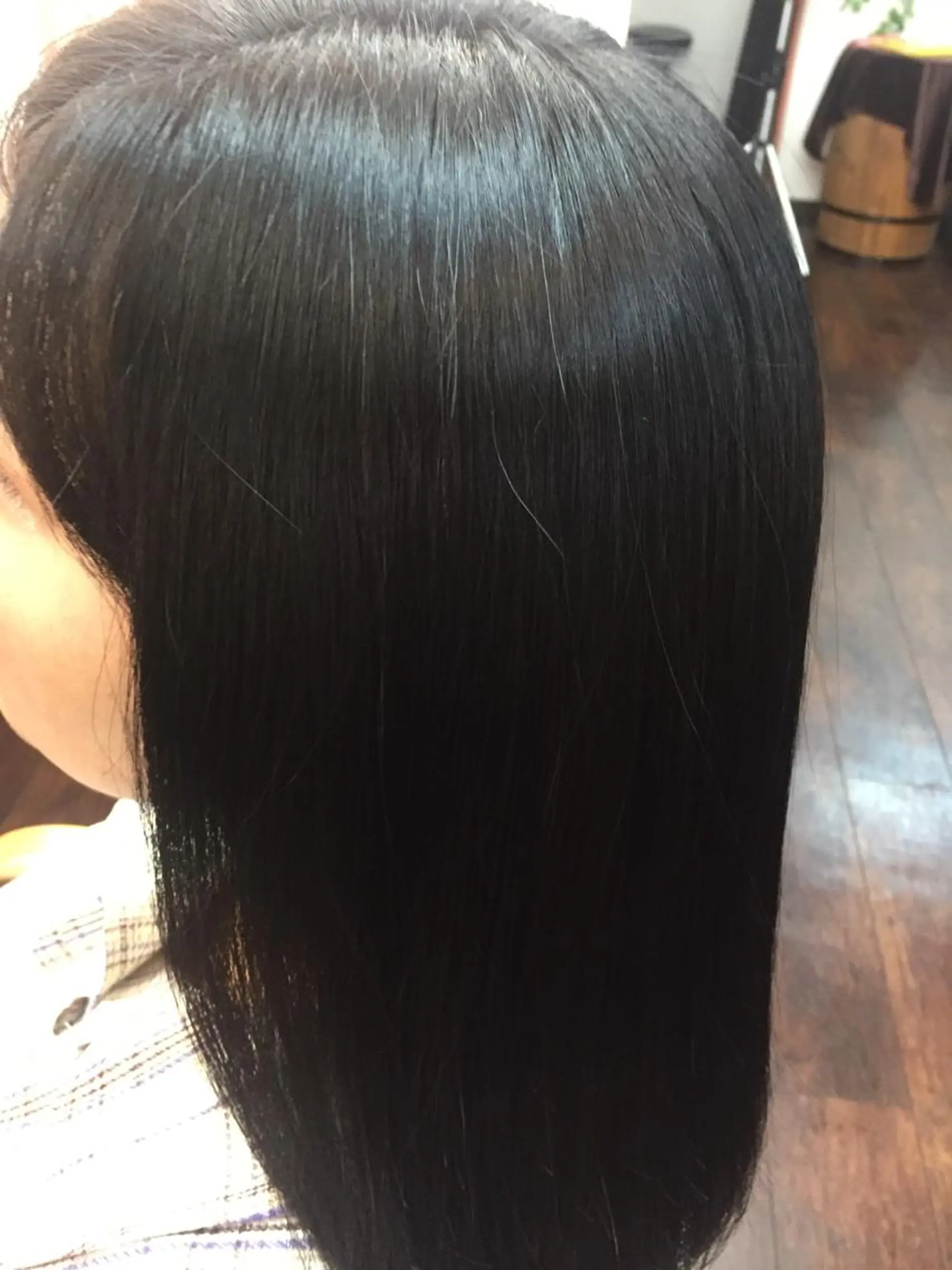 セミロング カラー 桧山 真のヘアスタイル