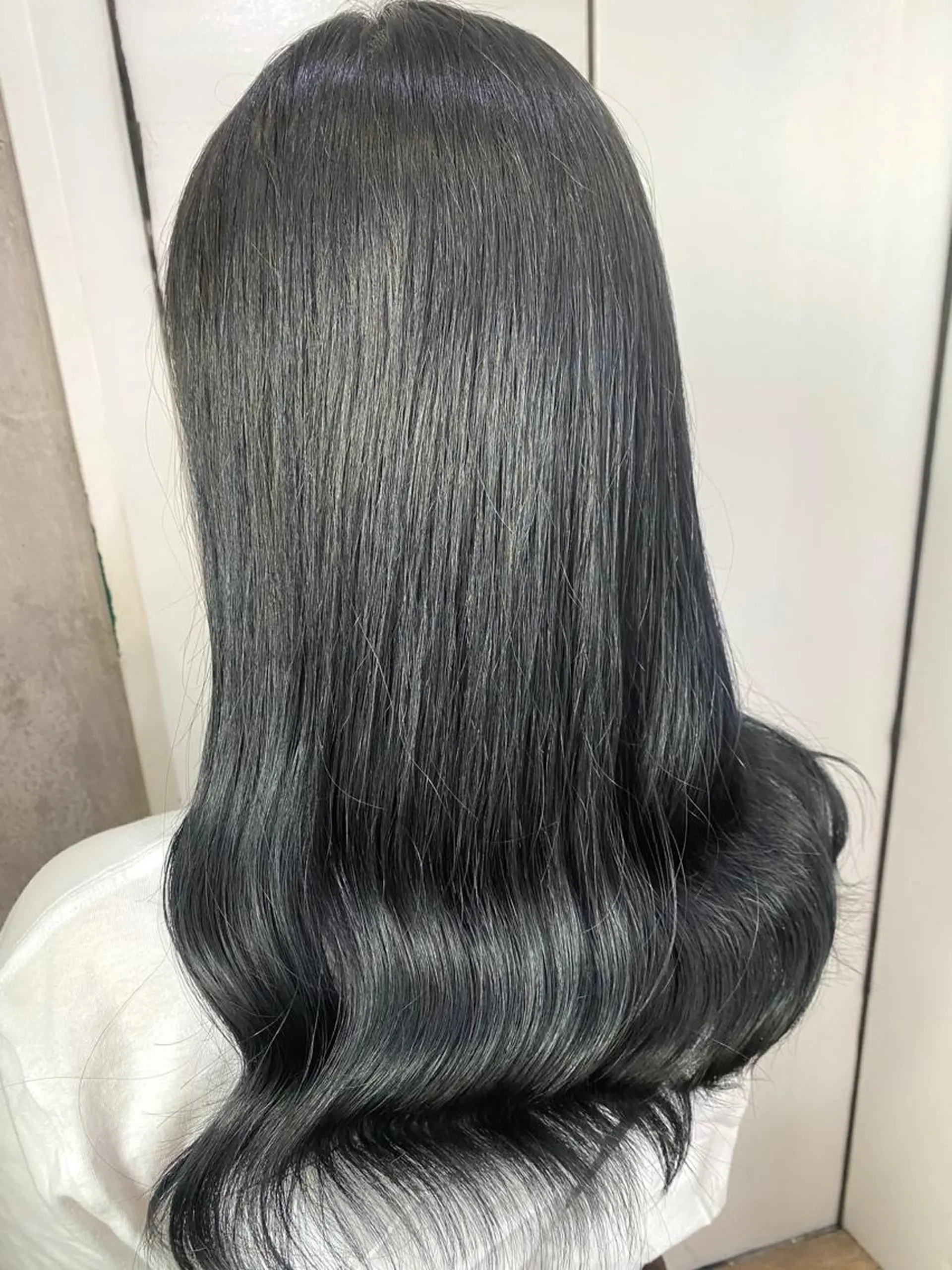 セミロング カット ヘアカラー Zina西新 井上貴幸のヘアスタイル