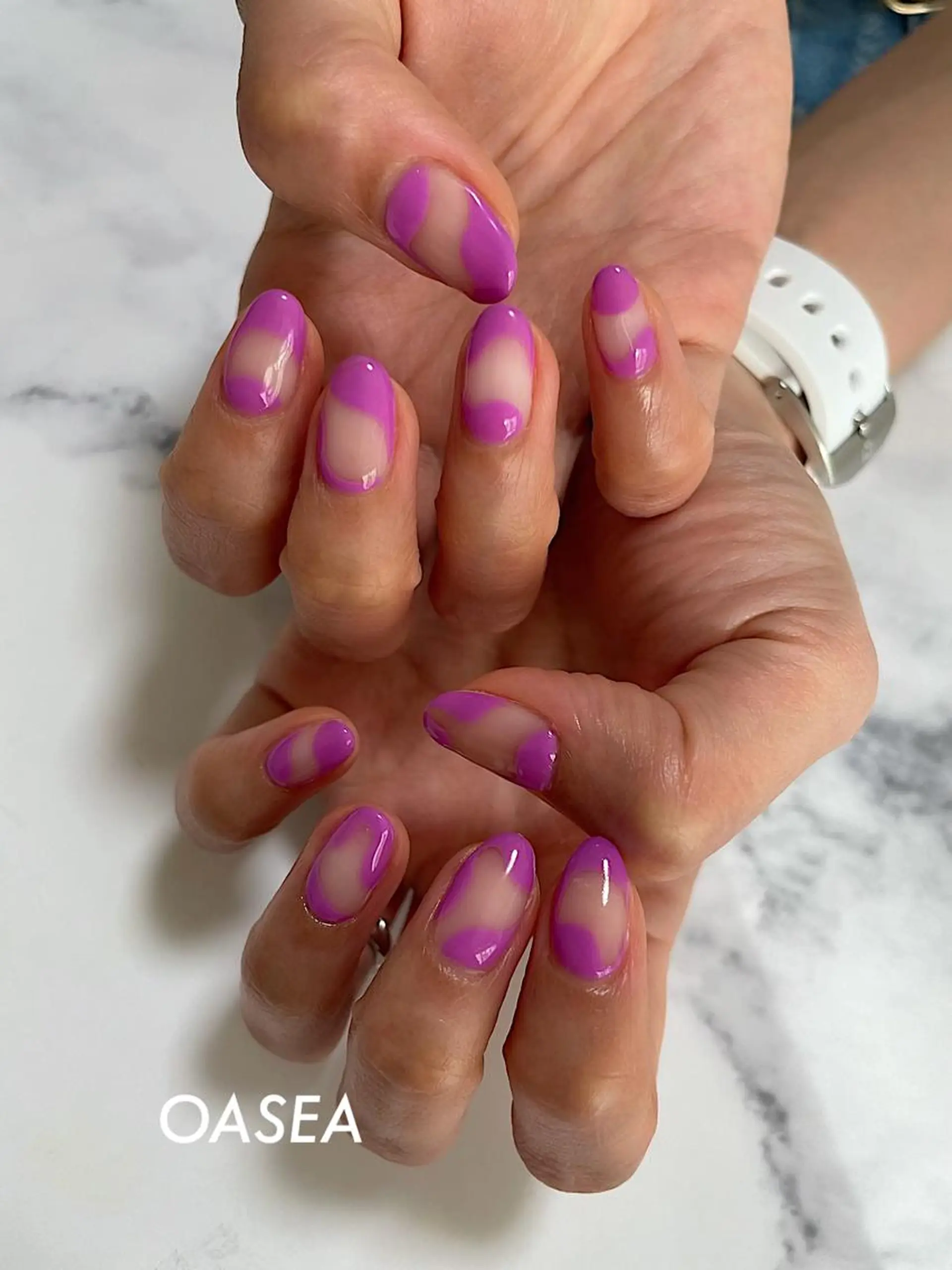 ネイル 🌞💜 KAORI 🌴のネイルデザイン