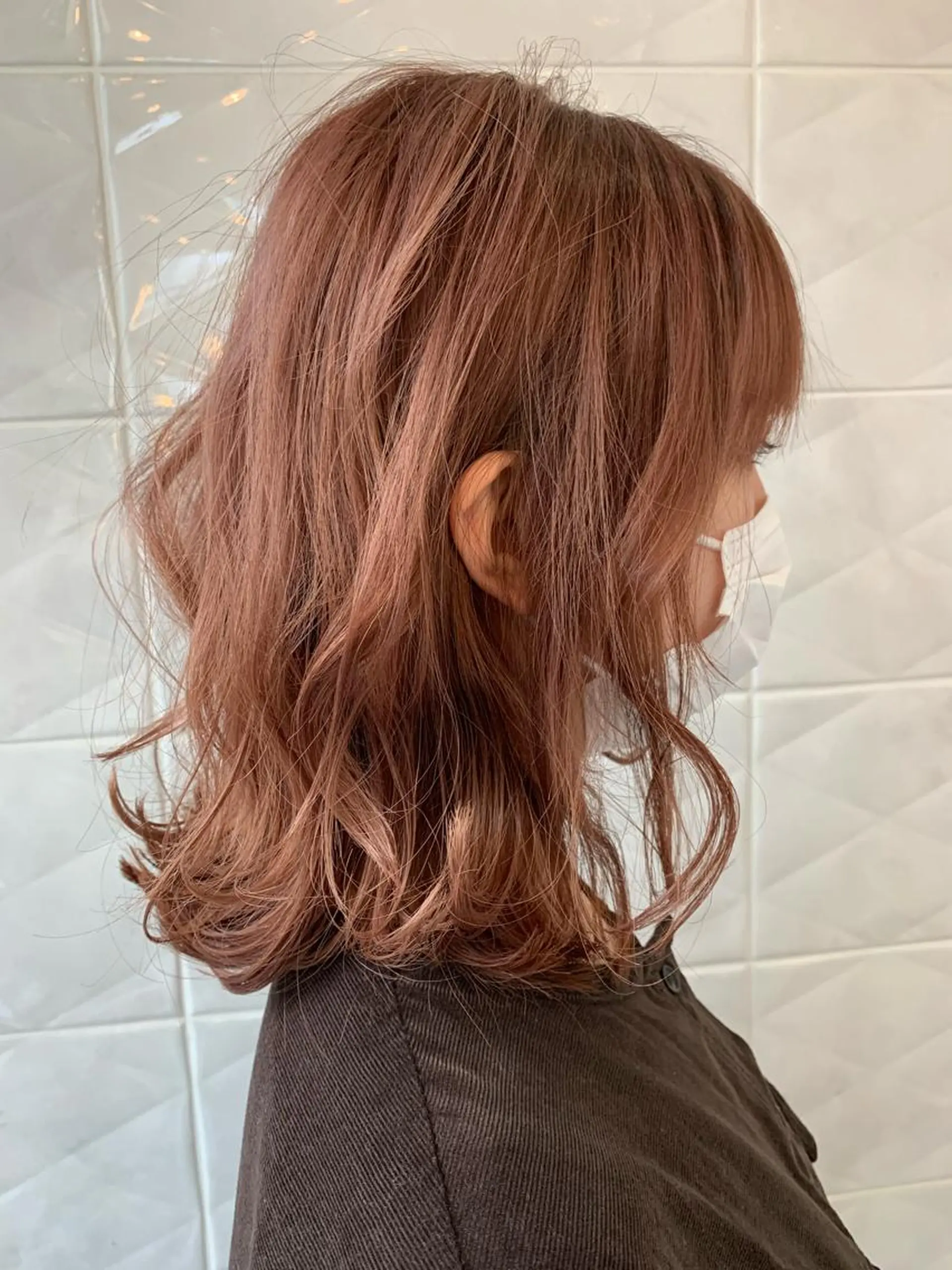 ミディアム LucksiMie ginza  明松のヘアスタイル