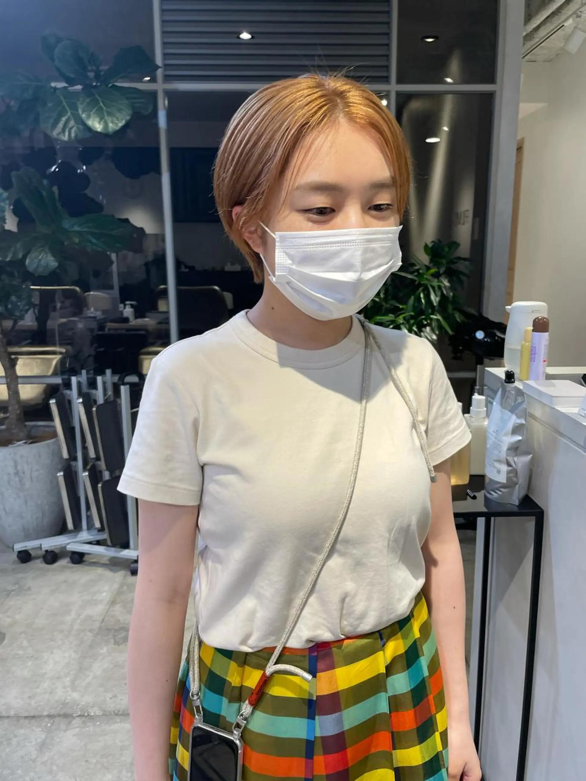 ショート カラー 斉藤 瑞恵のヘアスタイル