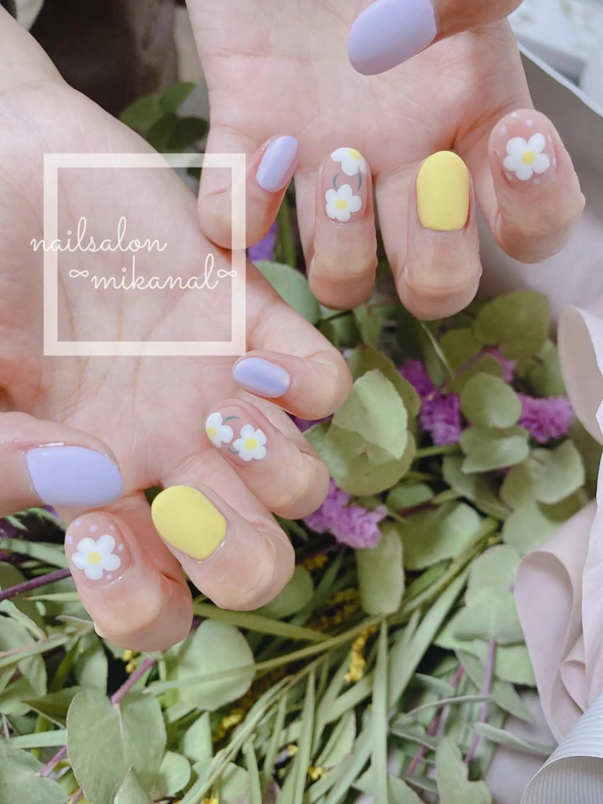 ネイル ミラーネイル ハンドネイル nailsalon ∞ ﾐｶﾅﾙ ∞のネイルデザイン