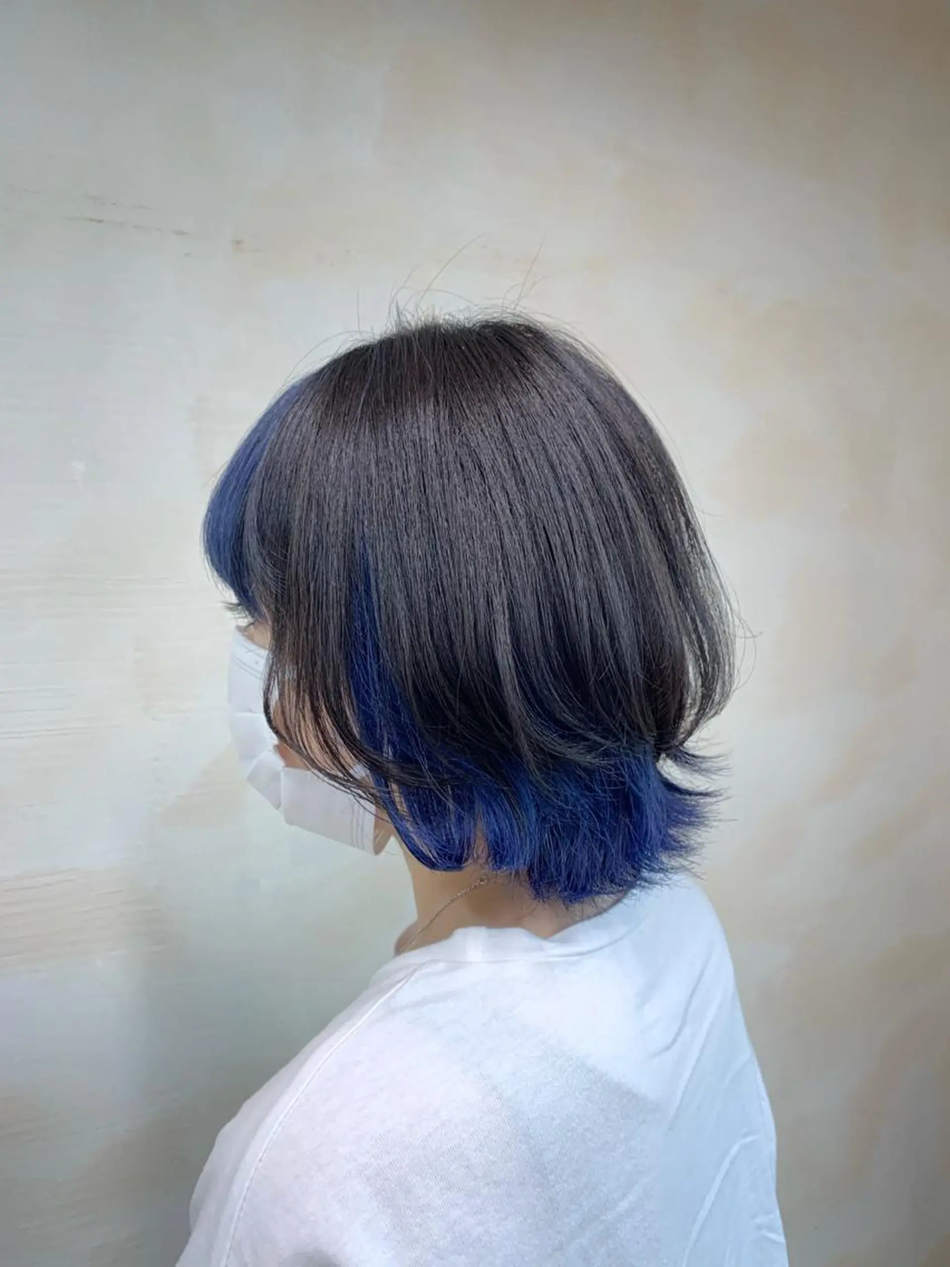 ショート カラー ブリーチ ブルーカラー ヘアカラー stylist Yumaのヘアスタイル