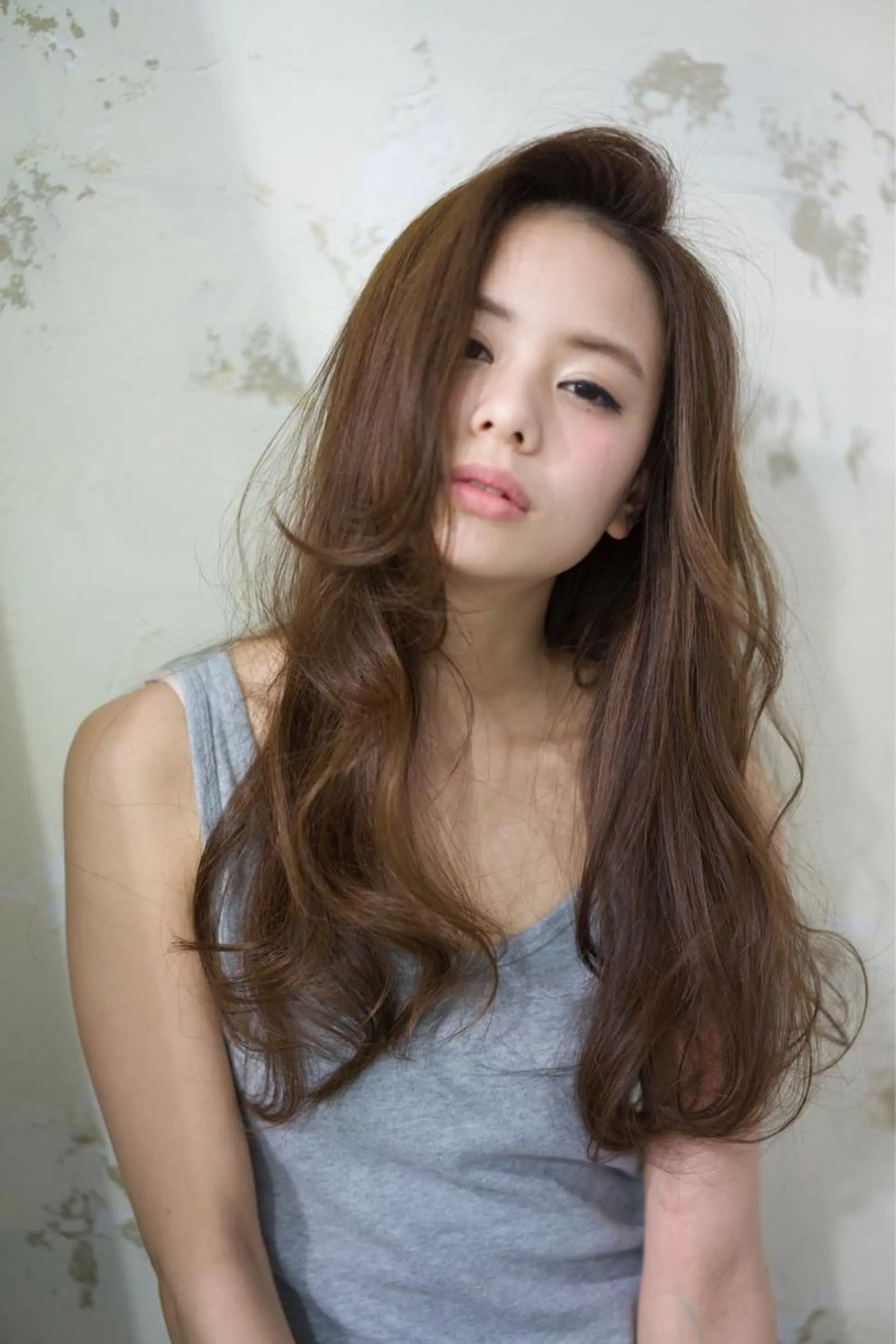 ロング パーマ 元重 宣博のヘアスタイル