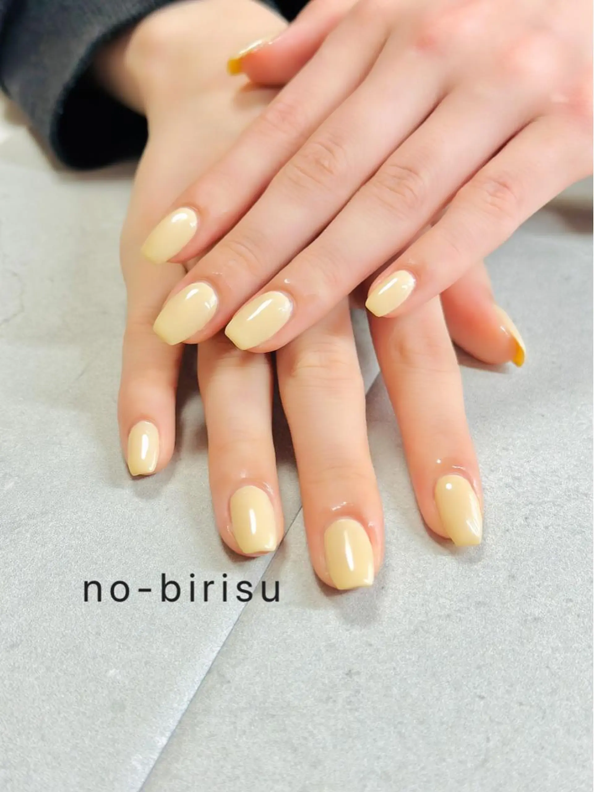 ネイル 長さ出し ハンドネイル no-birisu nailのネイルデザイン