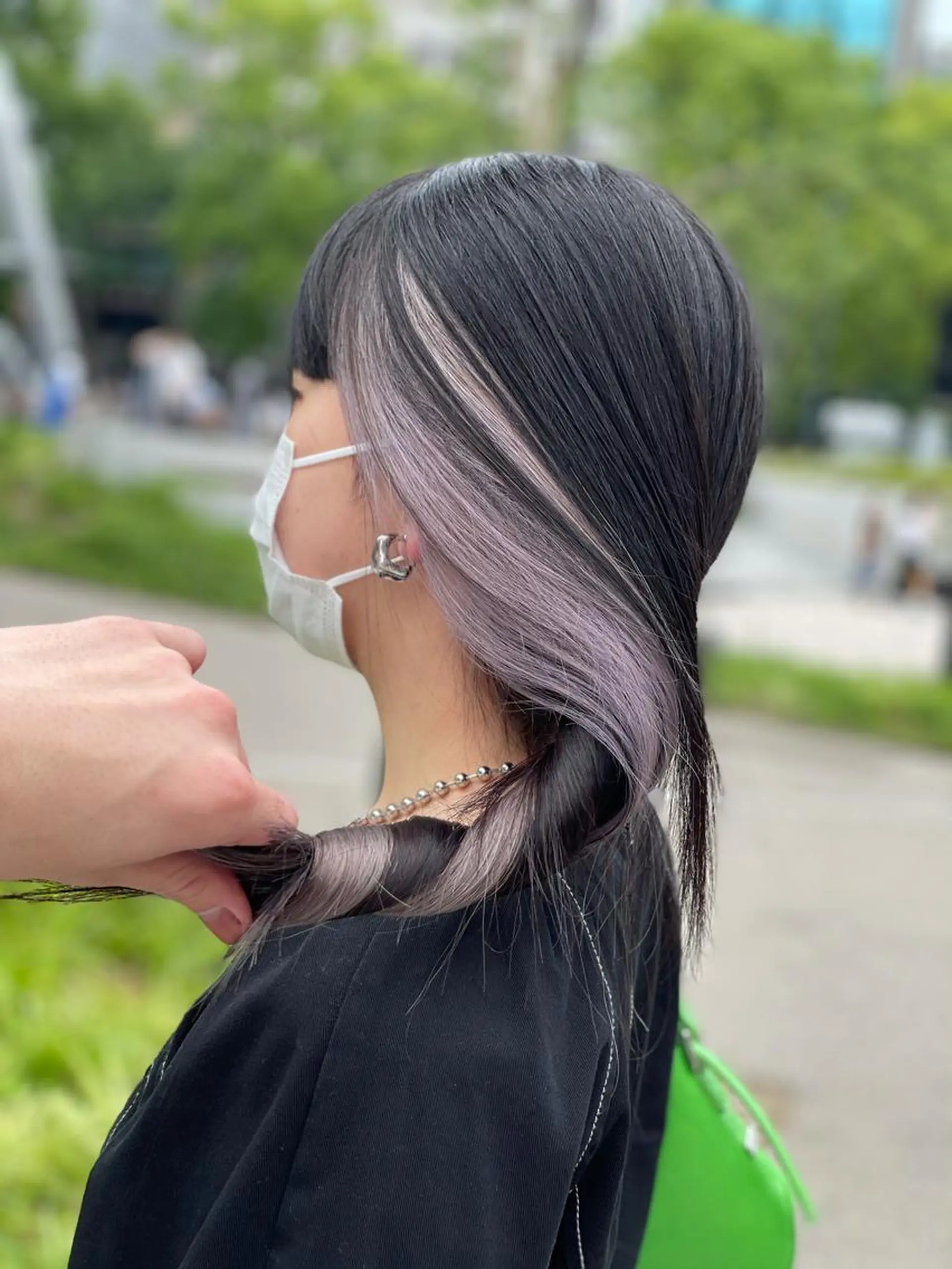 ロング 名古屋ハイトーン/ 🐶ブリーチ専門店のヘアスタイル