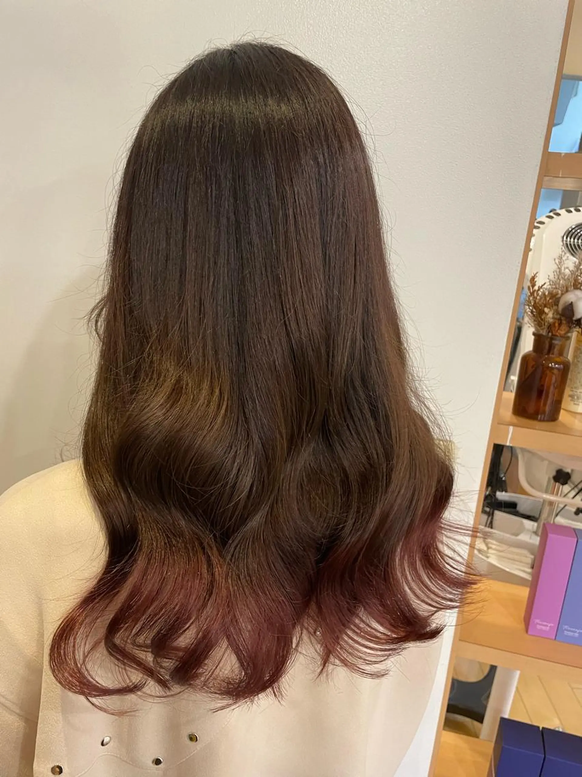 ロング 韓国ヘア 🤍中西麻友🤍のヘアスタイル