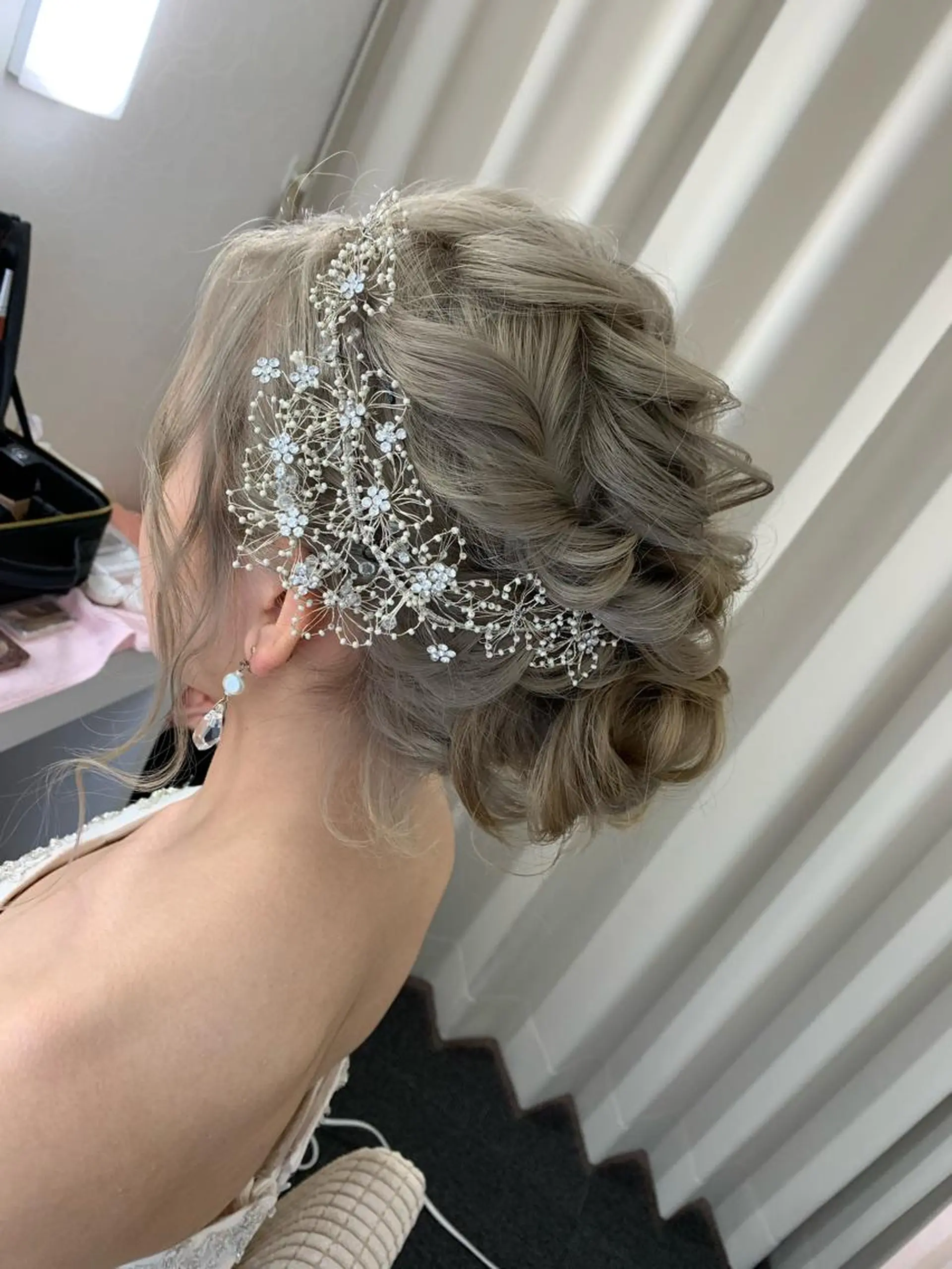 ヘアアレンジ ヘアセット 新保 佳世のヘアスタイル