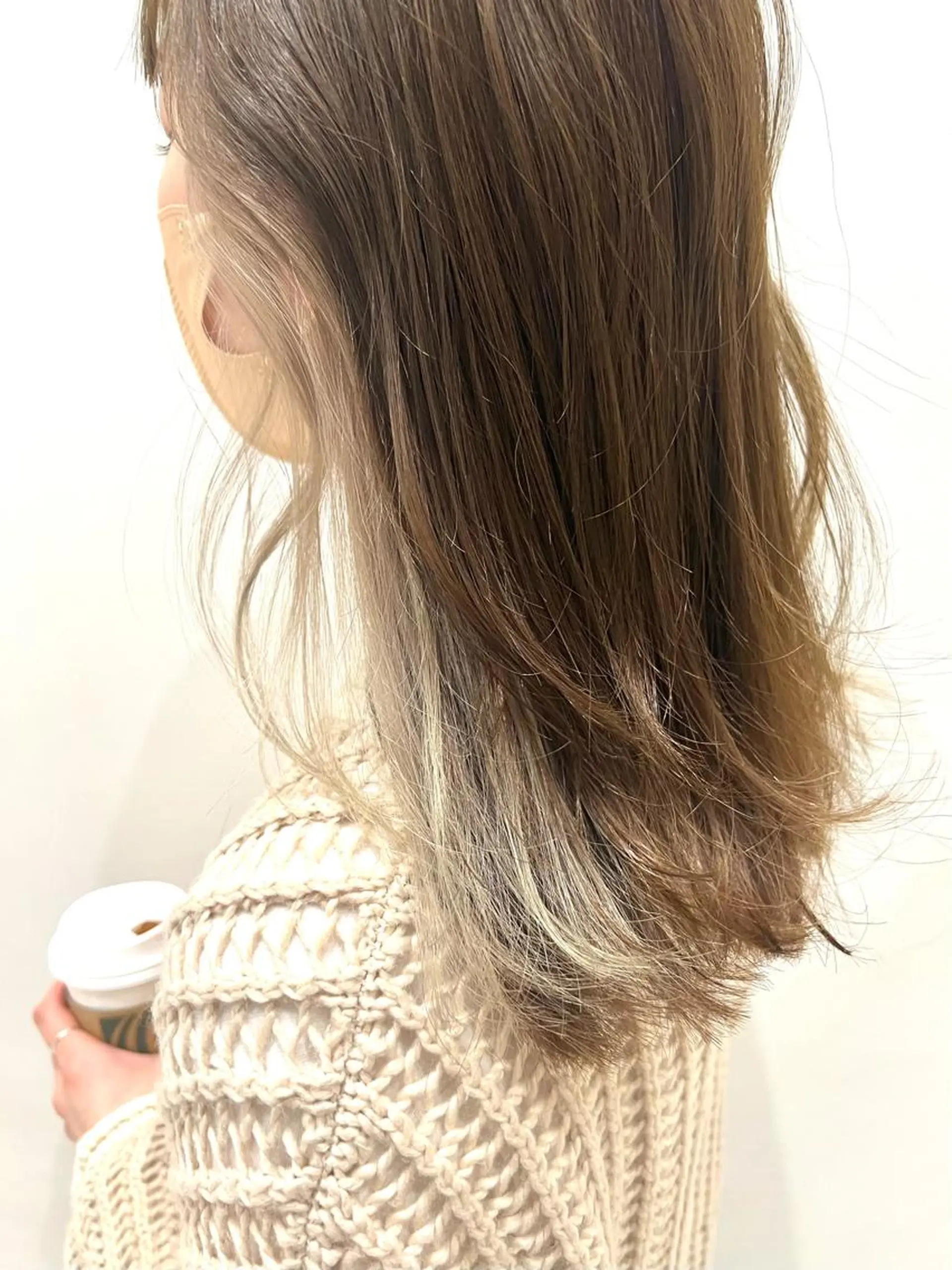 セミロング カラー ヘアアレンジ ヘアカラー トリートメント ヘッドスパ ヘアセット 🌈インナーカラー ‘ショウマ’🌈のヘアスタイル