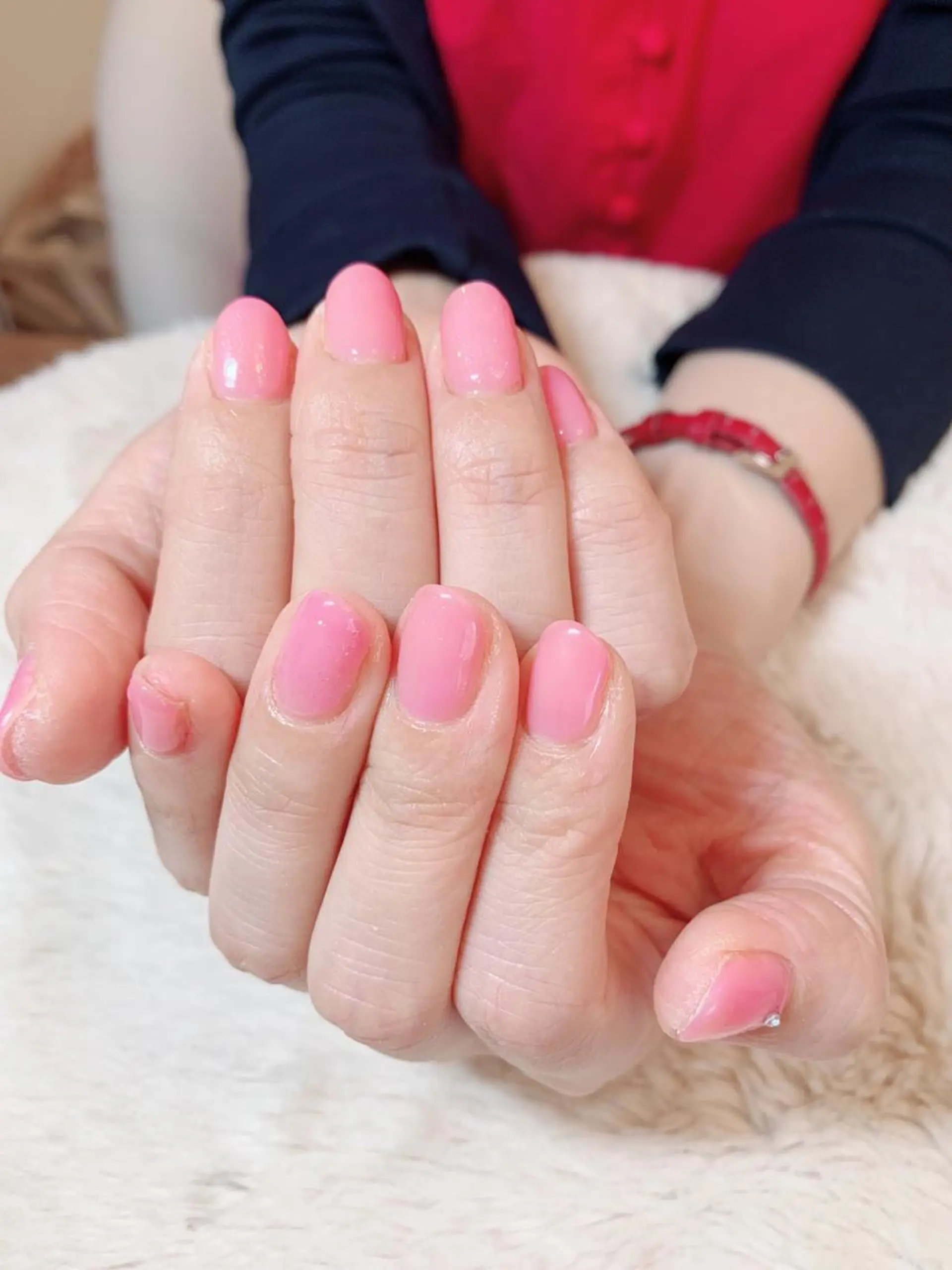 ネイル ピンク シンプルネイル pipi..所属・pipi ..のネイルデザイン