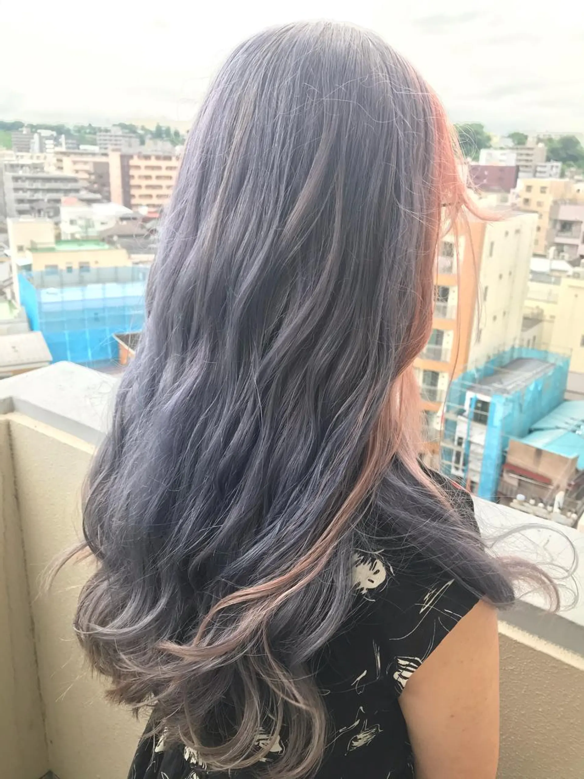 ロング ヘアカラー トリートメント ブリーチ/髪質改善/ レイヤー/YUTO‎のヘアスタイル