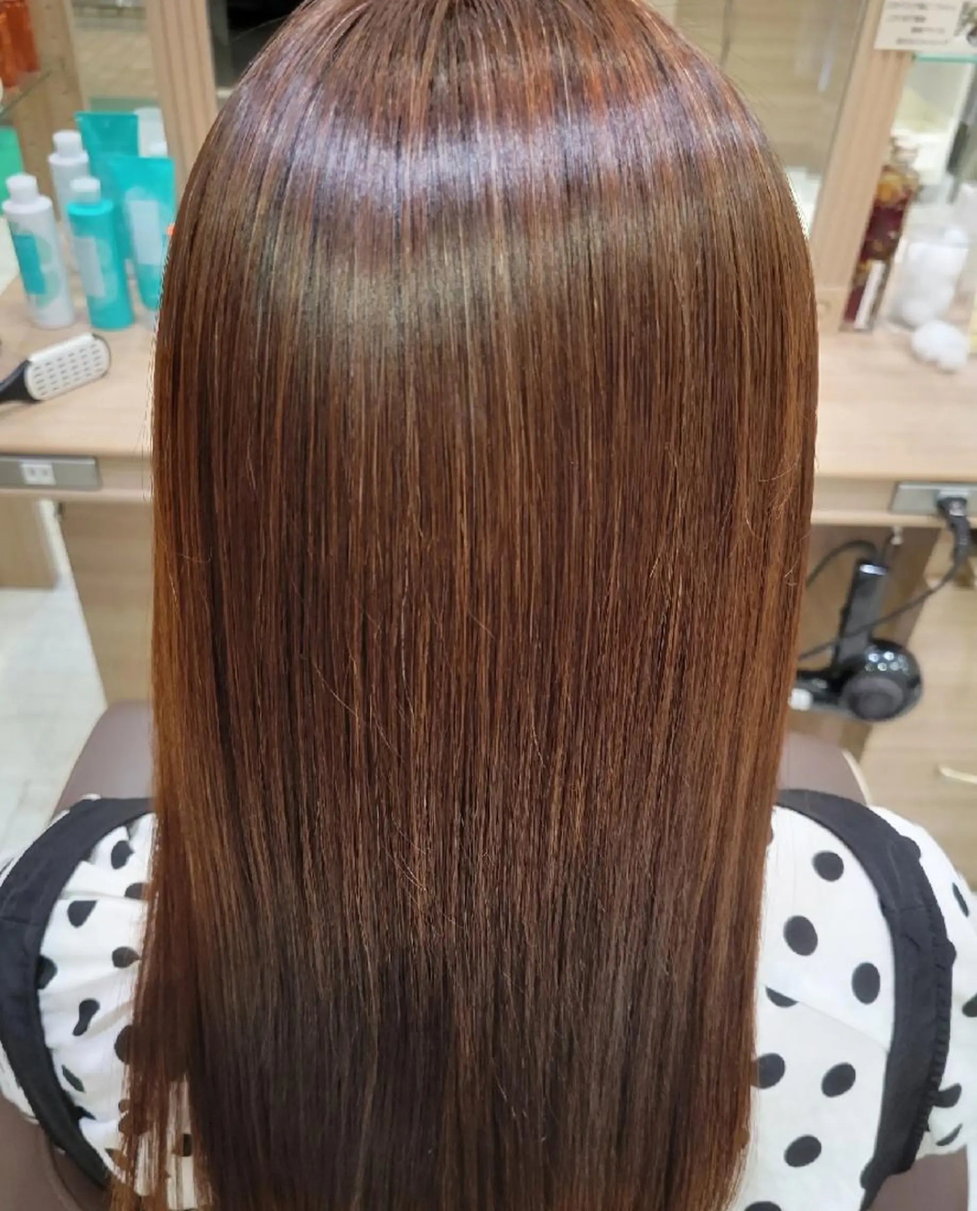 ロング 縮毛矯正 トリートメント 宮本 秀人のヘアスタイル