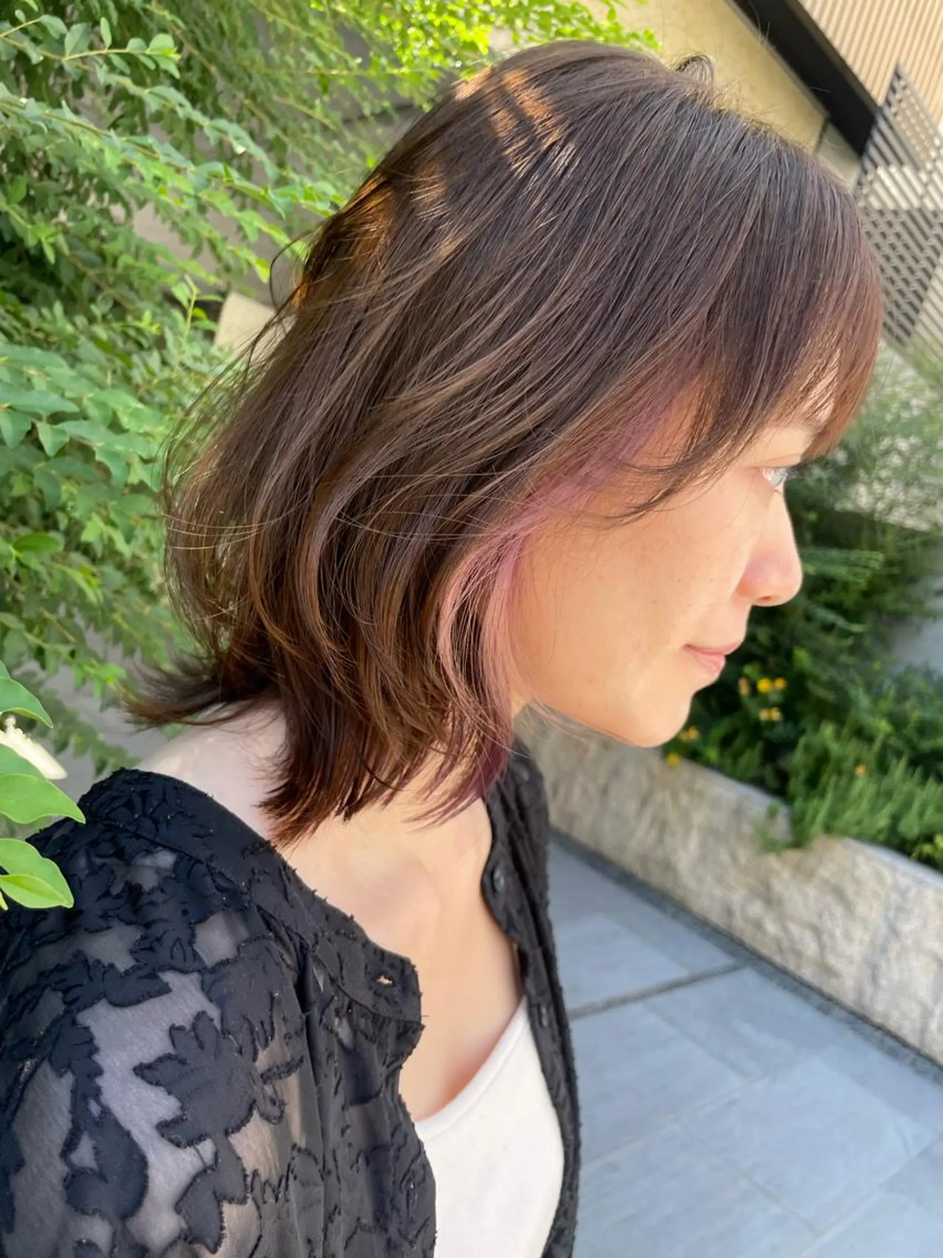 ミディアム カラー 似合わせ×髪質改善| 矢島沙織のヘアスタイル