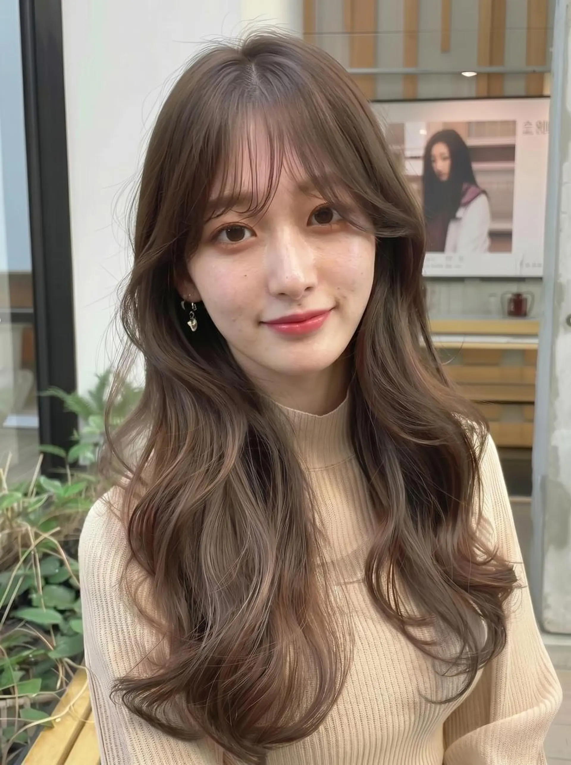 ロング レイヤー/顔周り🌈 韓国特化 ヒトミ☁️のヘアスタイル