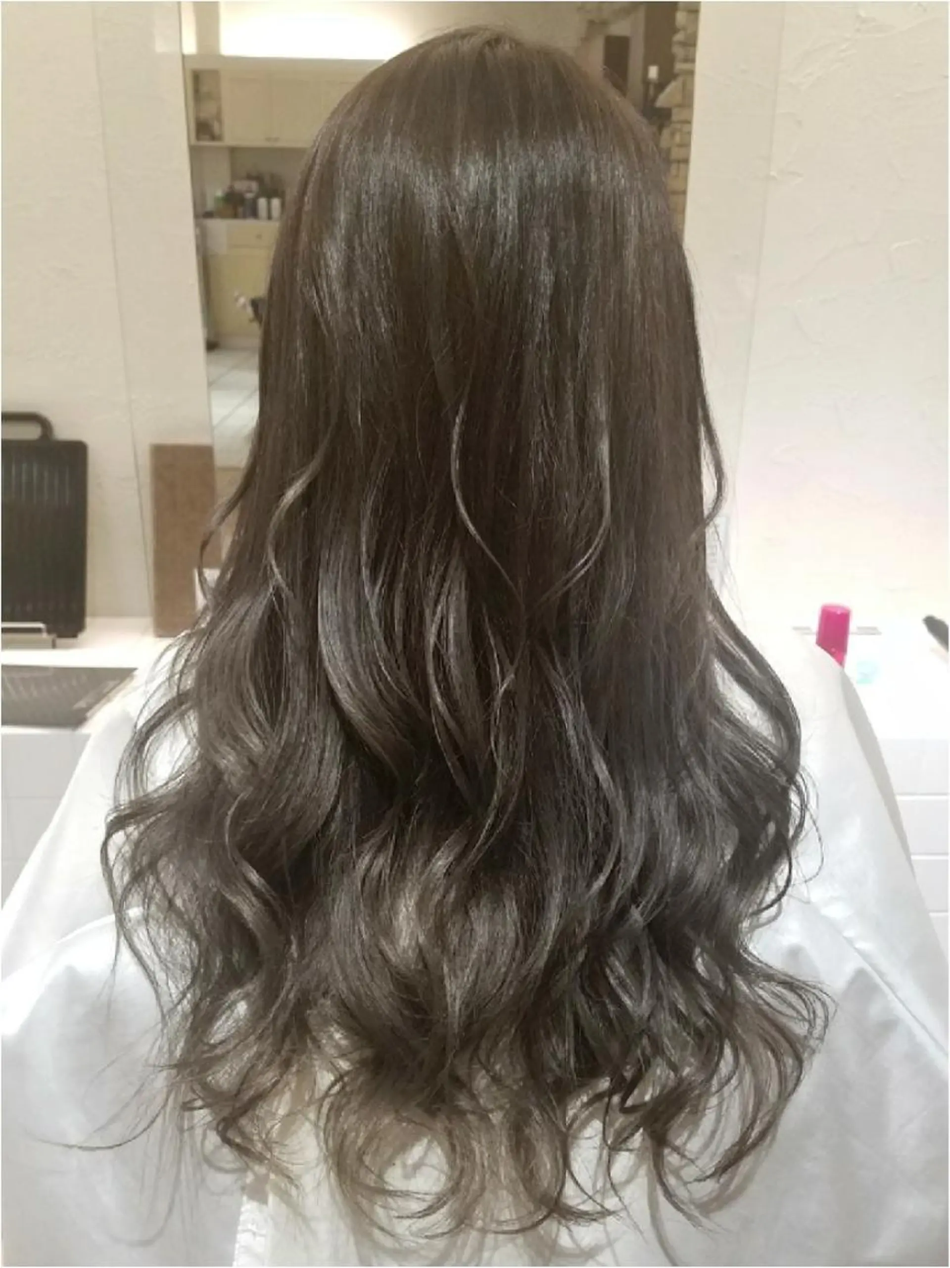 ロング カラー ヘアアレンジ グレージュ 【髪質改善美容師】t occa茨木篠原健太のヘアスタイル