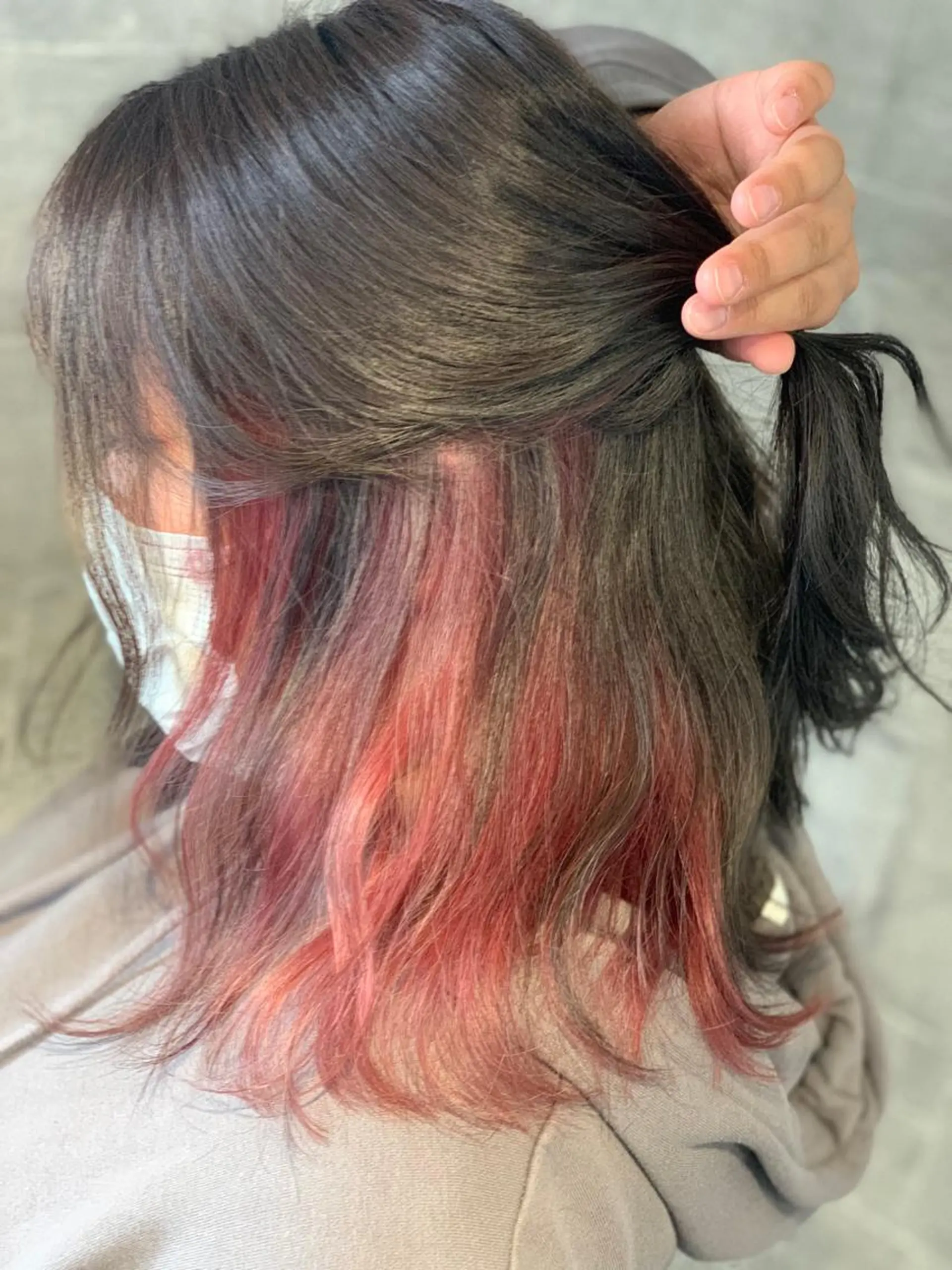 ミディアム ハイライト 髪質改善 韓国風ヘア 似合わせカット 縮毛矯正 ank classic hair【アンククラシックヘアー】所属・メンズスタイル バレイヤージュ　齋藤のヘアスタイル